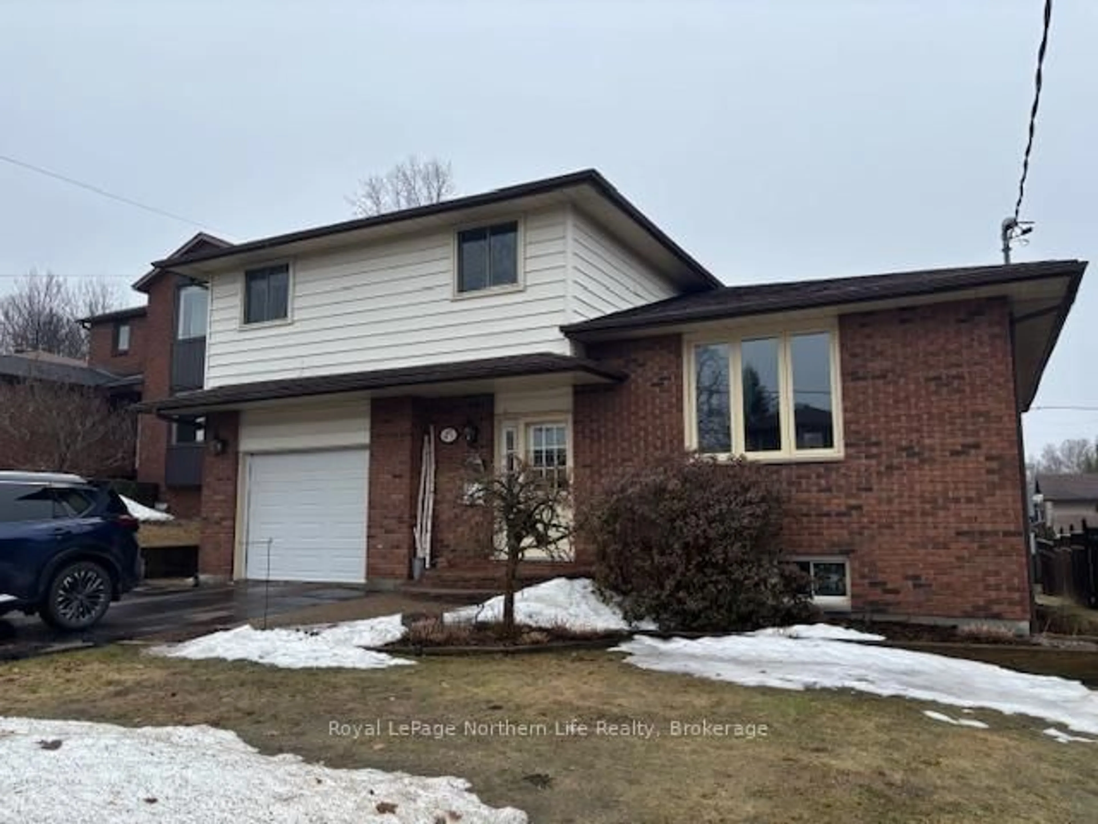 Home with brick exterior material, street for 45 Sable Cres, North Bay Ontario P1A 3X6