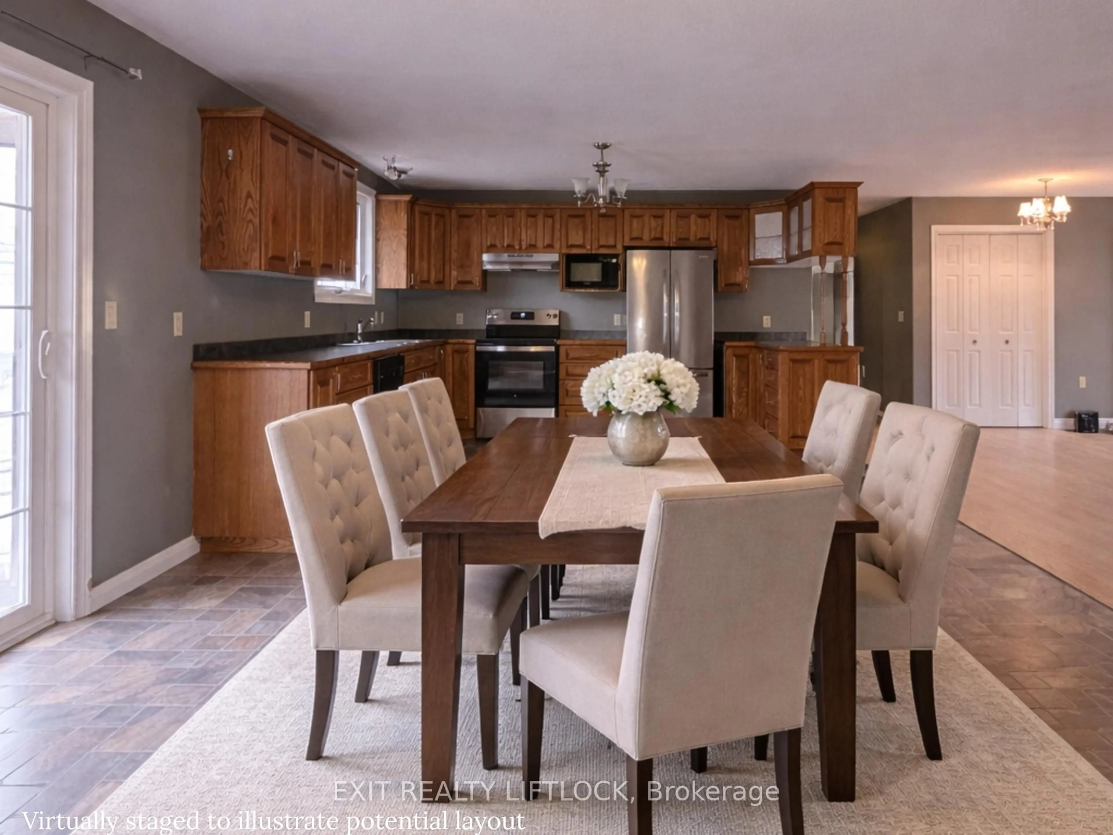 Open concept kitchen, unknown for 308 Middle Ridge Rd, Brighton Ontario K9J 1Z6