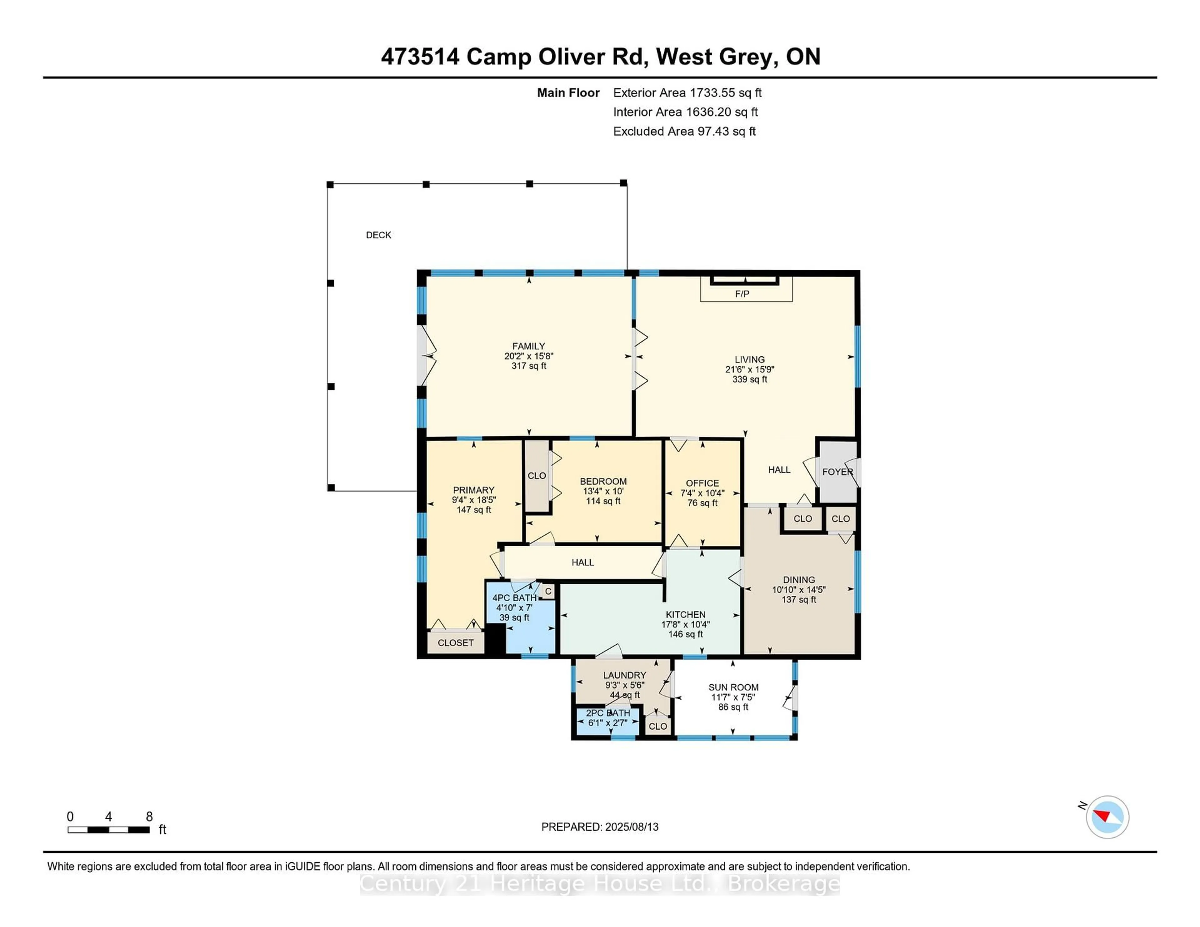 Floor plan for 473514 Camp Oliver Rd, West Grey Ontario N0C 1K0