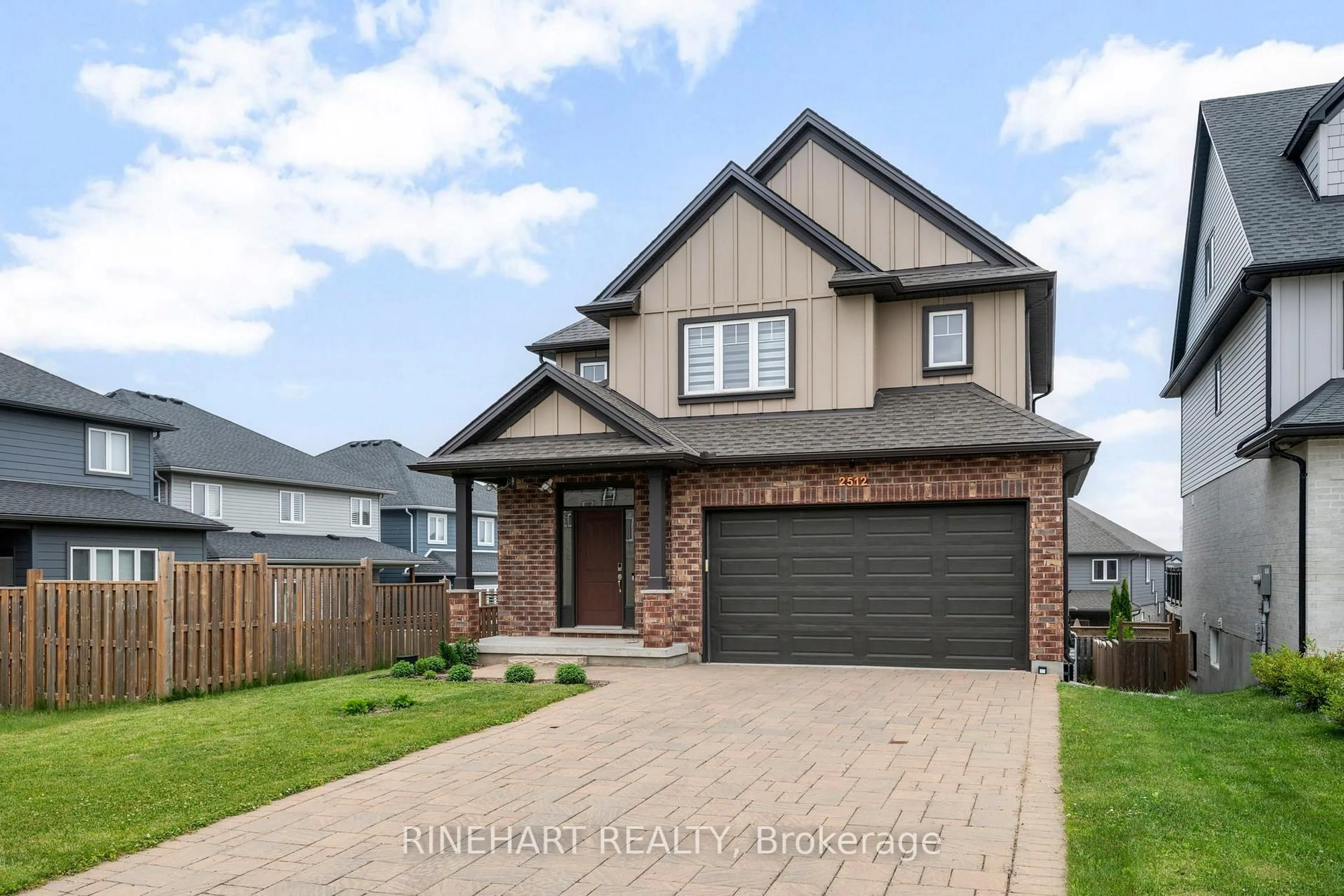Home with brick exterior material, street for 2512 Holbrook Dr, London South Ontario N6M 0E6