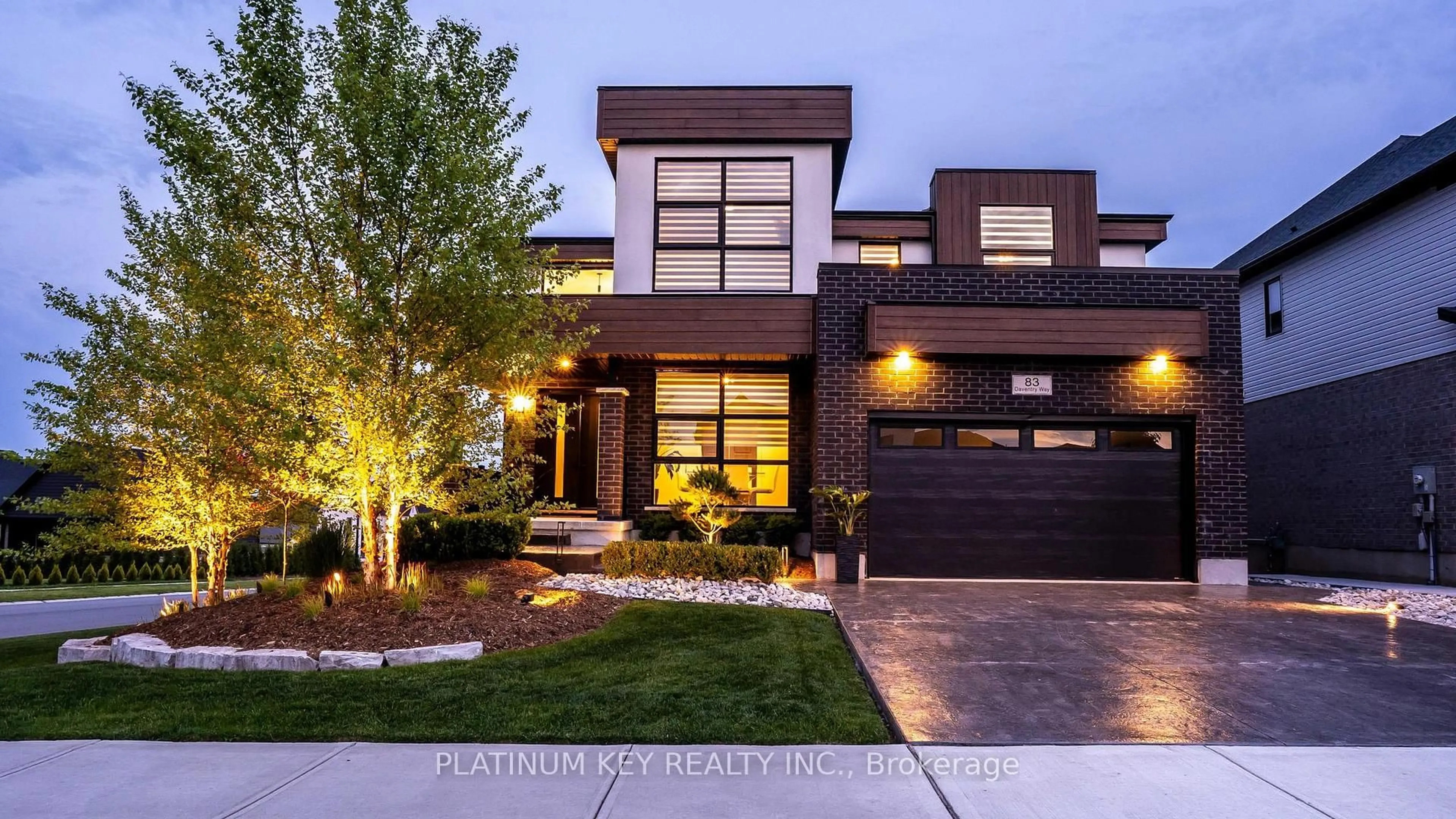 Home with brick exterior material, street for 83 Daventry Way, Middlesex Centre Ontario N0L 1R0