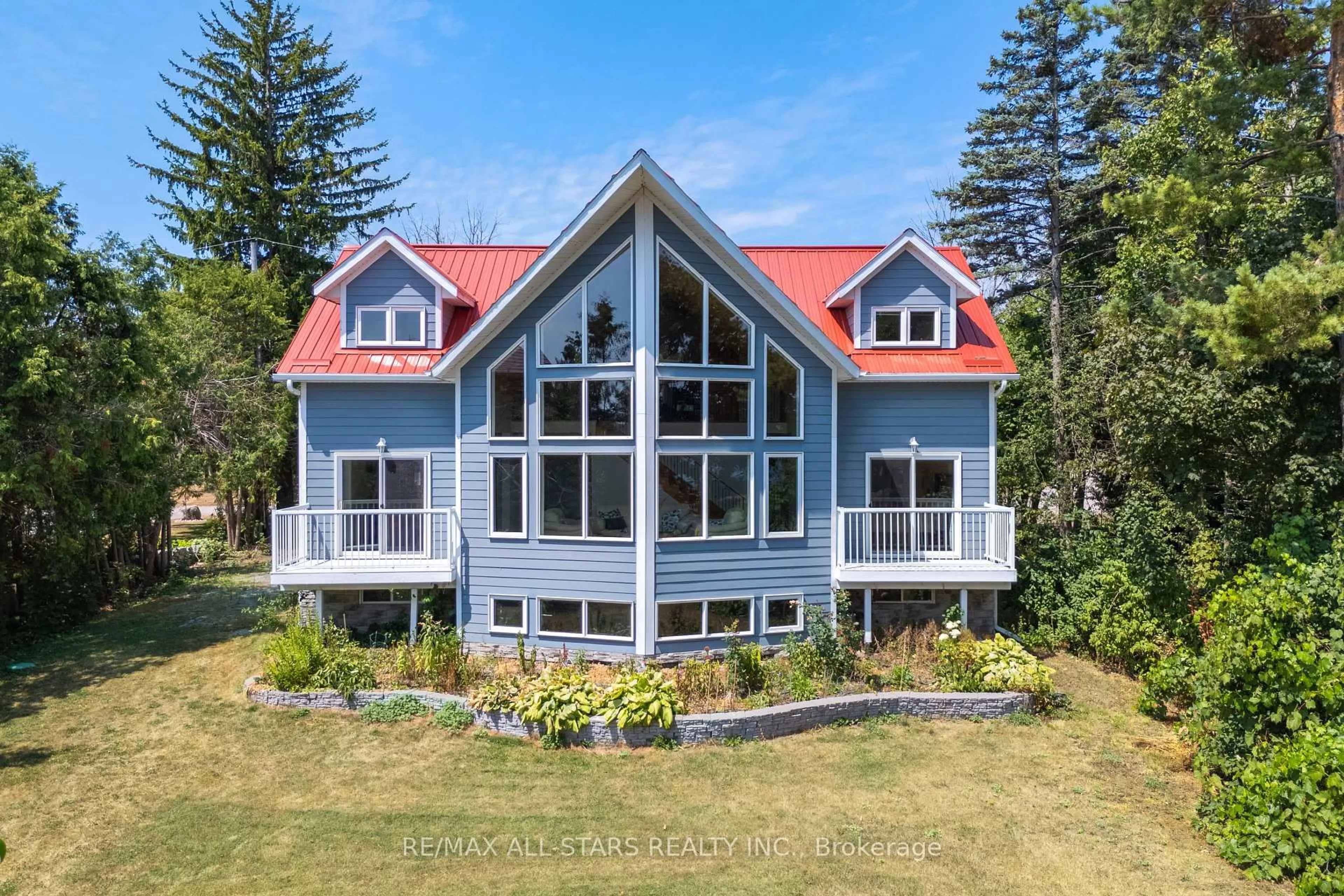 A pic from outside/outdoor area/front of a property/back of a property/a pic from drone, water/lake/river/ocean view for 9 Briar St, Kawartha Lakes Ontario K0M 1G0