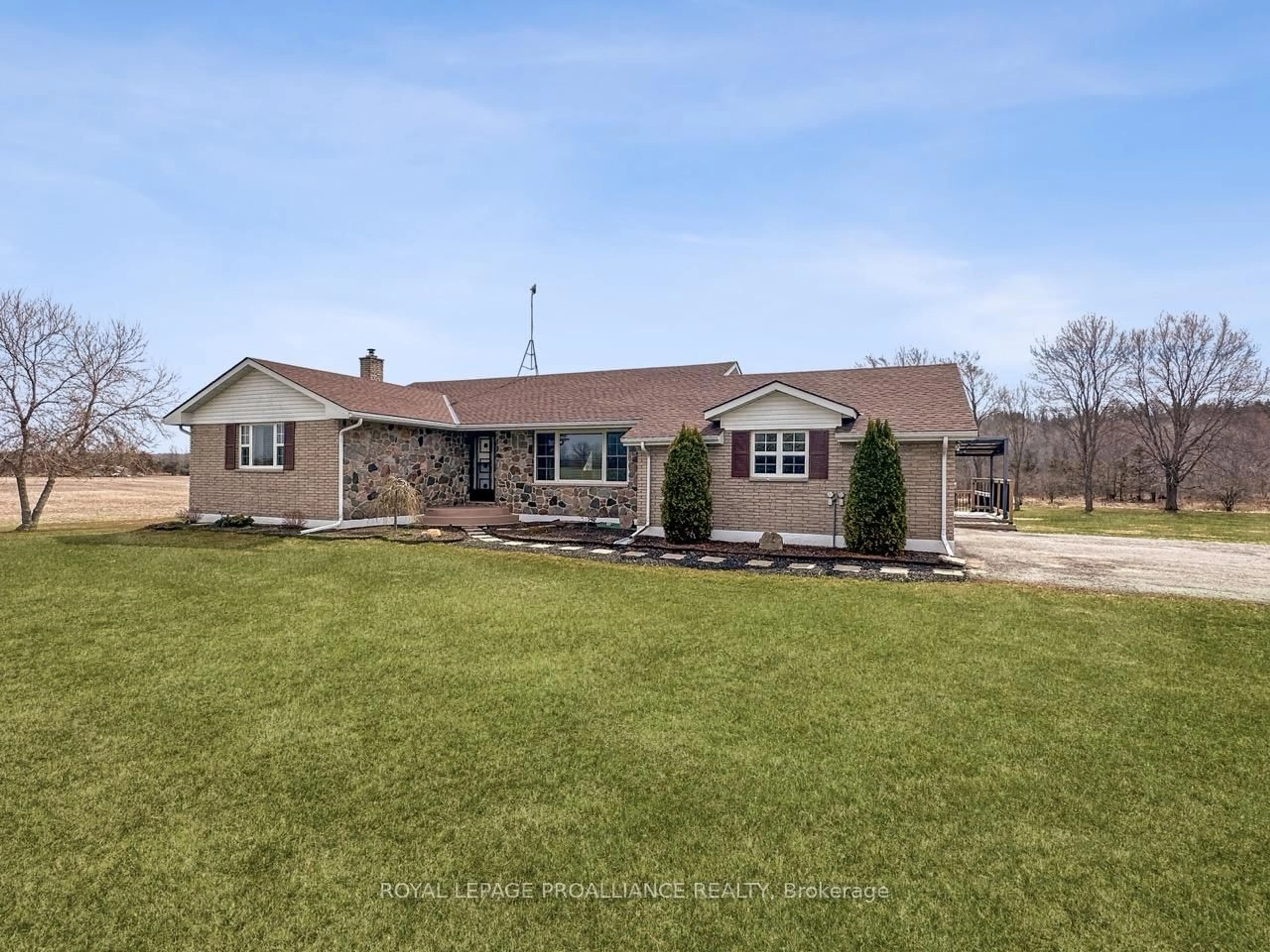 A pic from outside/outdoor area/front of a property/back of a property/a pic from drone, street for 305 Valley Rd, Prince Edward County Ontario K0K 1A0