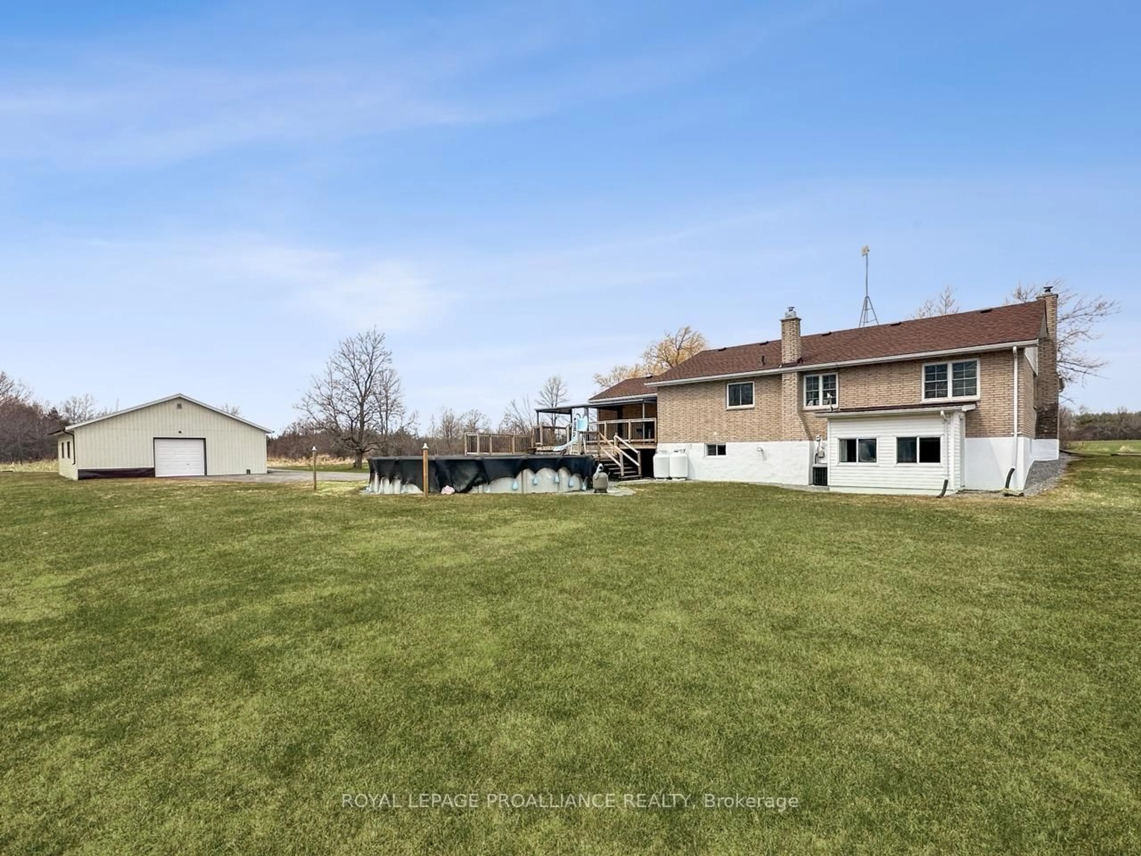A pic from outside/outdoor area/front of a property/back of a property/a pic from drone, water/lake/river/ocean view for 305 Valley Rd, Prince Edward County Ontario K0K 1A0