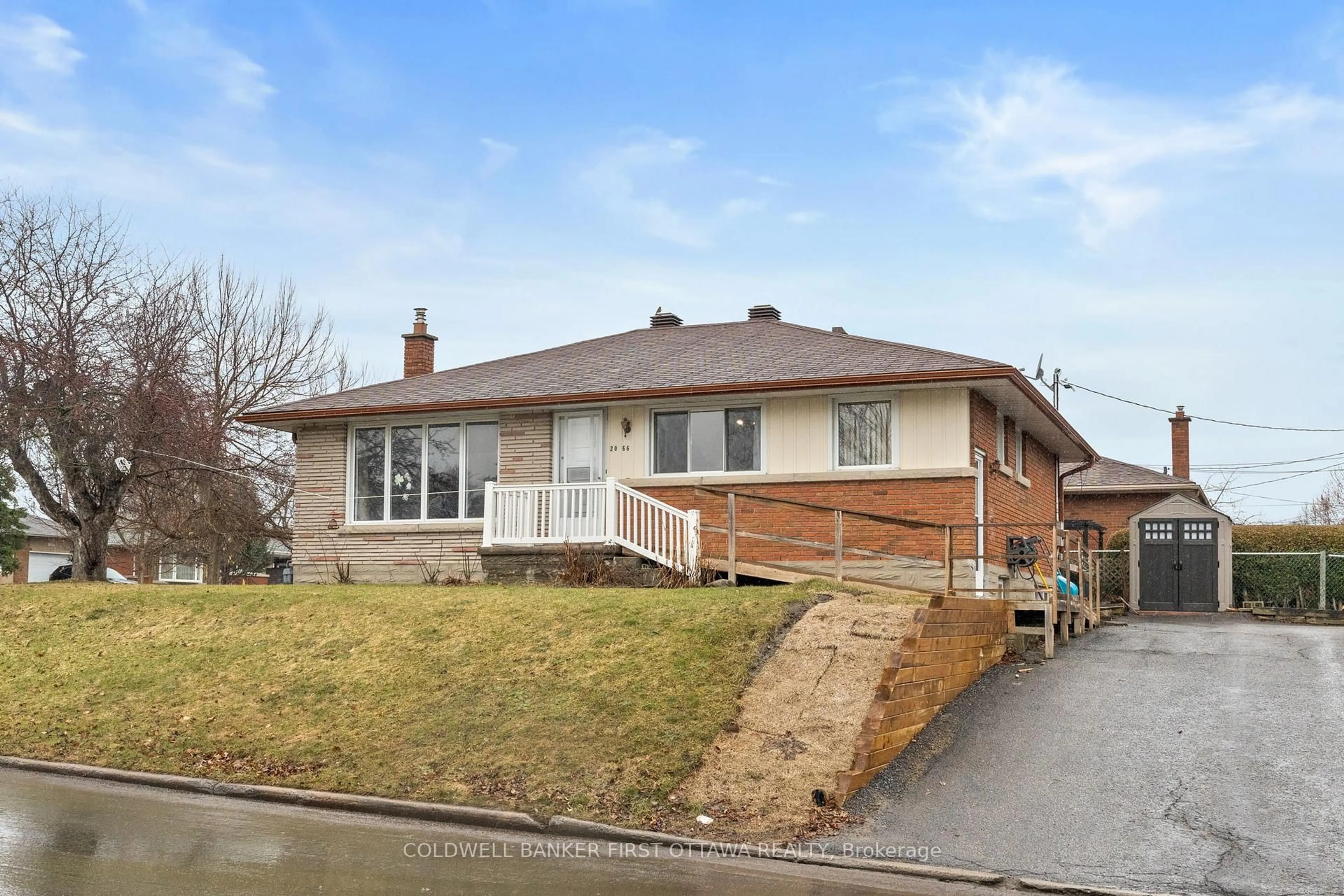 Home with brick exterior material, street for 2066 Saunderson Dr, Ottawa Ontario K1G 2E6