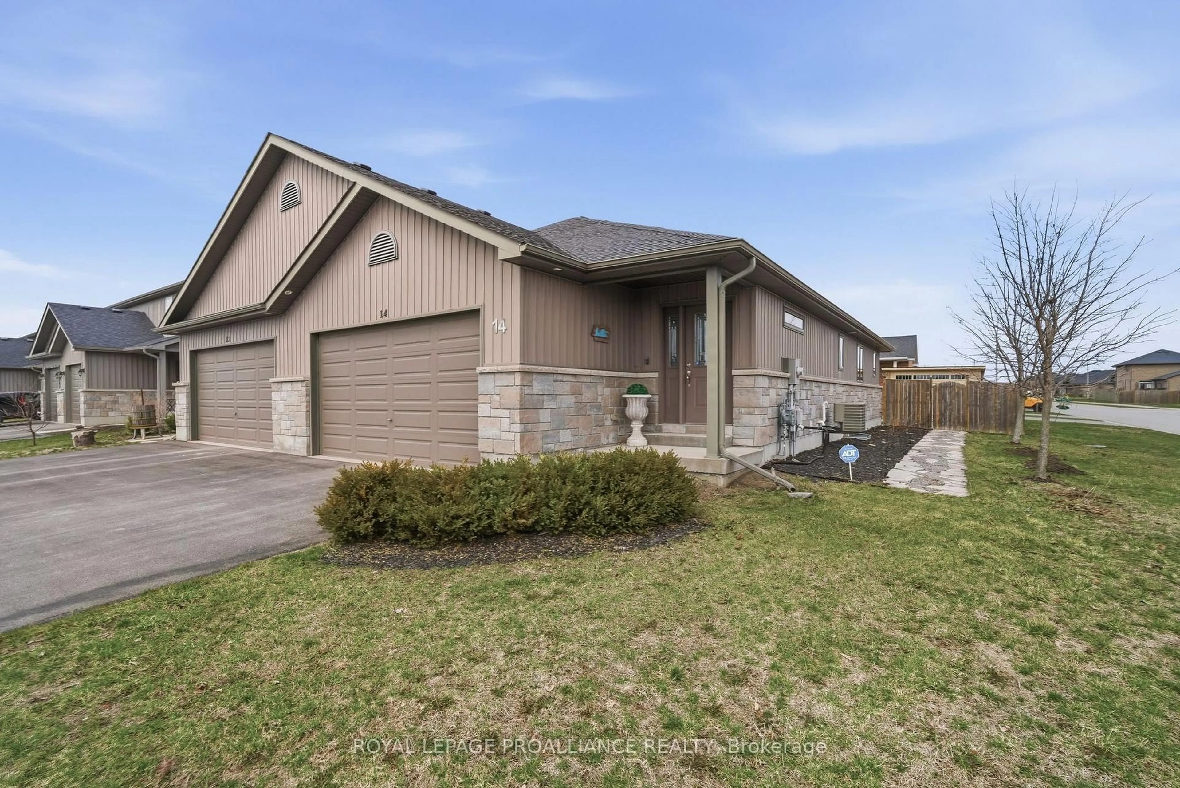 Home with brick exterior material, street for 14 Cobblestone St, Belleville Ontario K8P 0E4