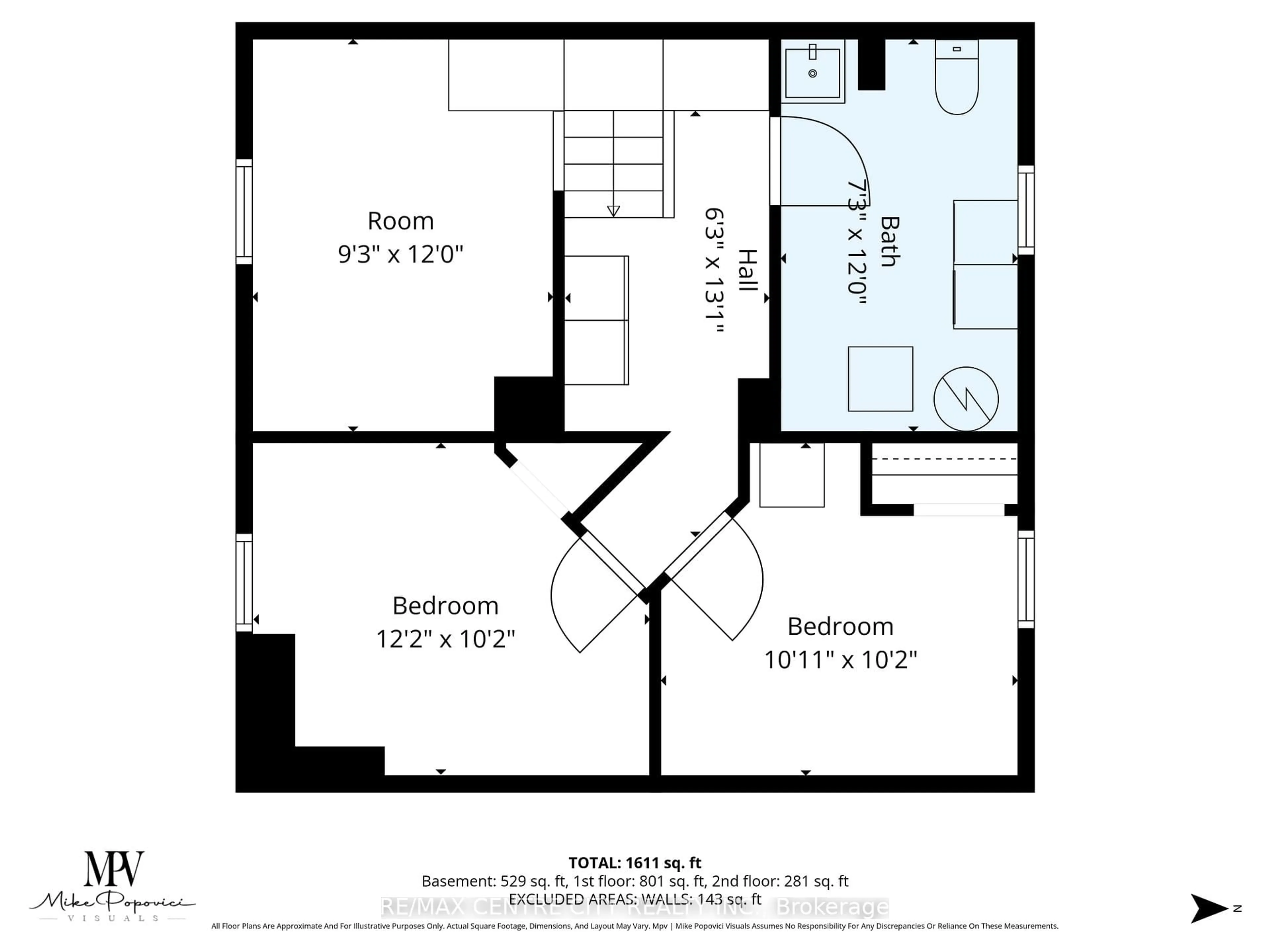 Floor plan for 169 Fifth Ave, St. Thomas Ontario N5R 4G2