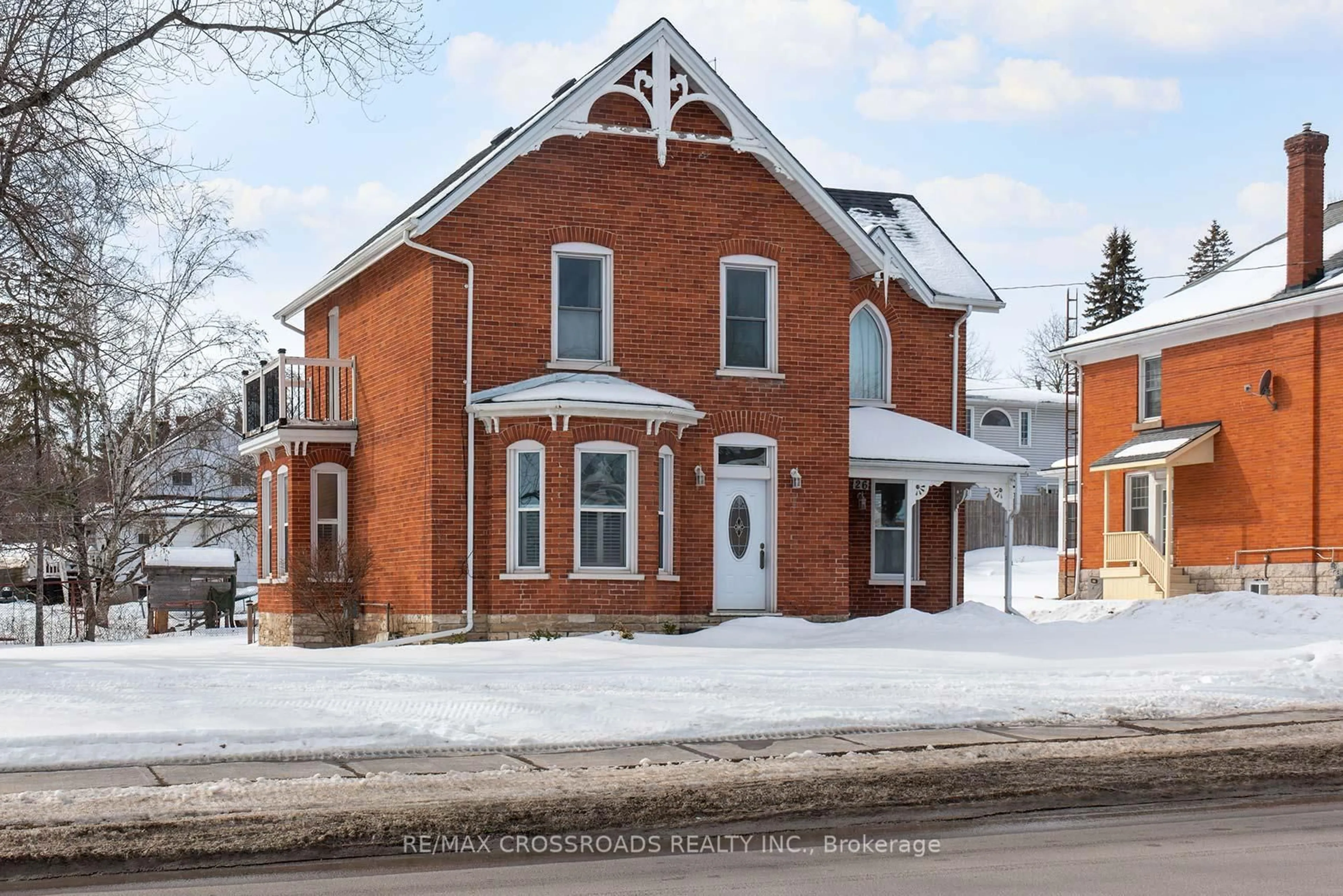 Home with brick exterior material, street for 26 Victoria St, Tweed Ontario K0K 3J0