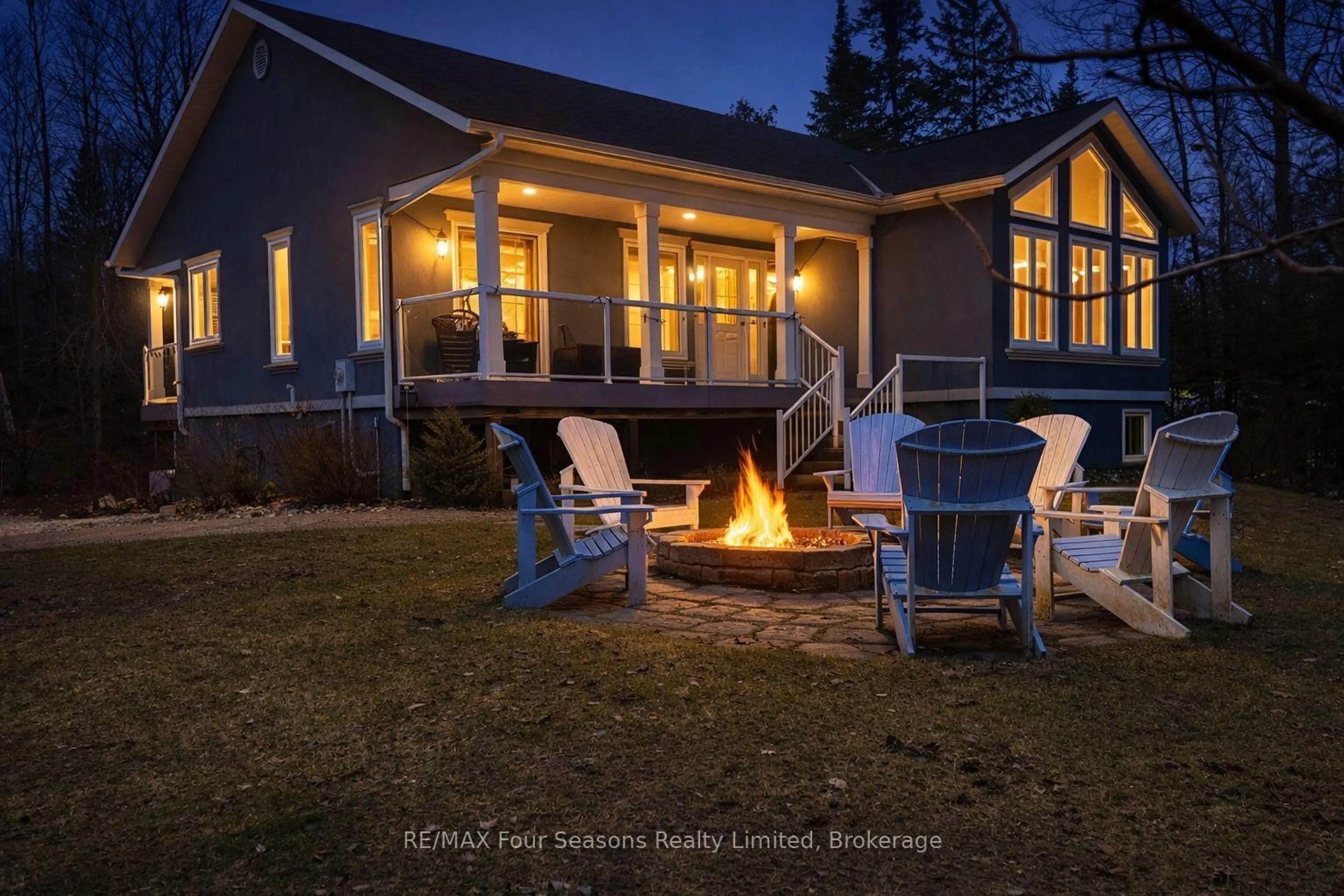 Patio, water/lake/river/ocean view for 37 Silver Lake Cres, South Bruce Peninsula Ontario N0H 2G0