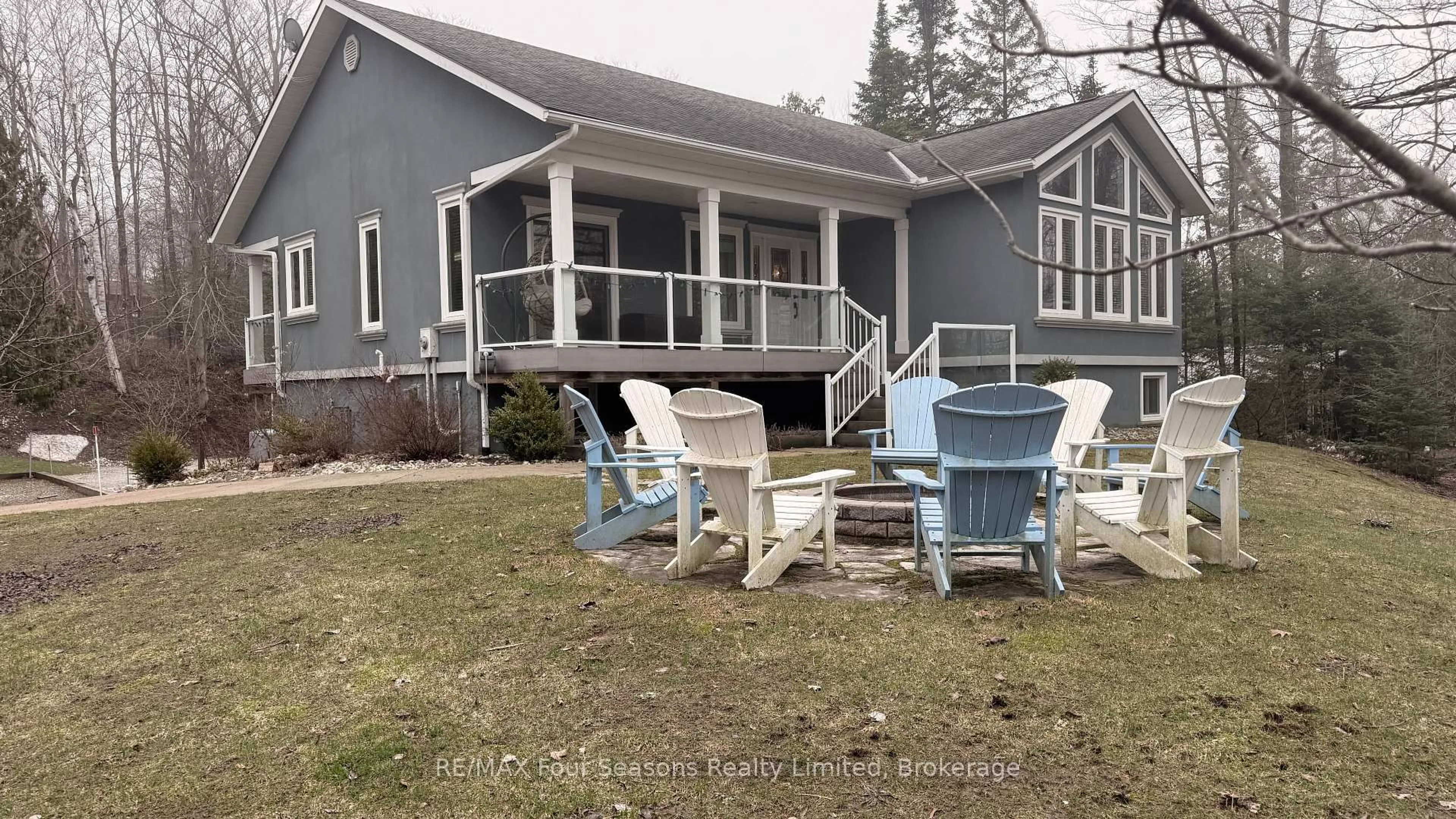 Patio, water/lake/river/ocean view for 37 Silver Lake Cres, South Bruce Peninsula Ontario N0H 2G0