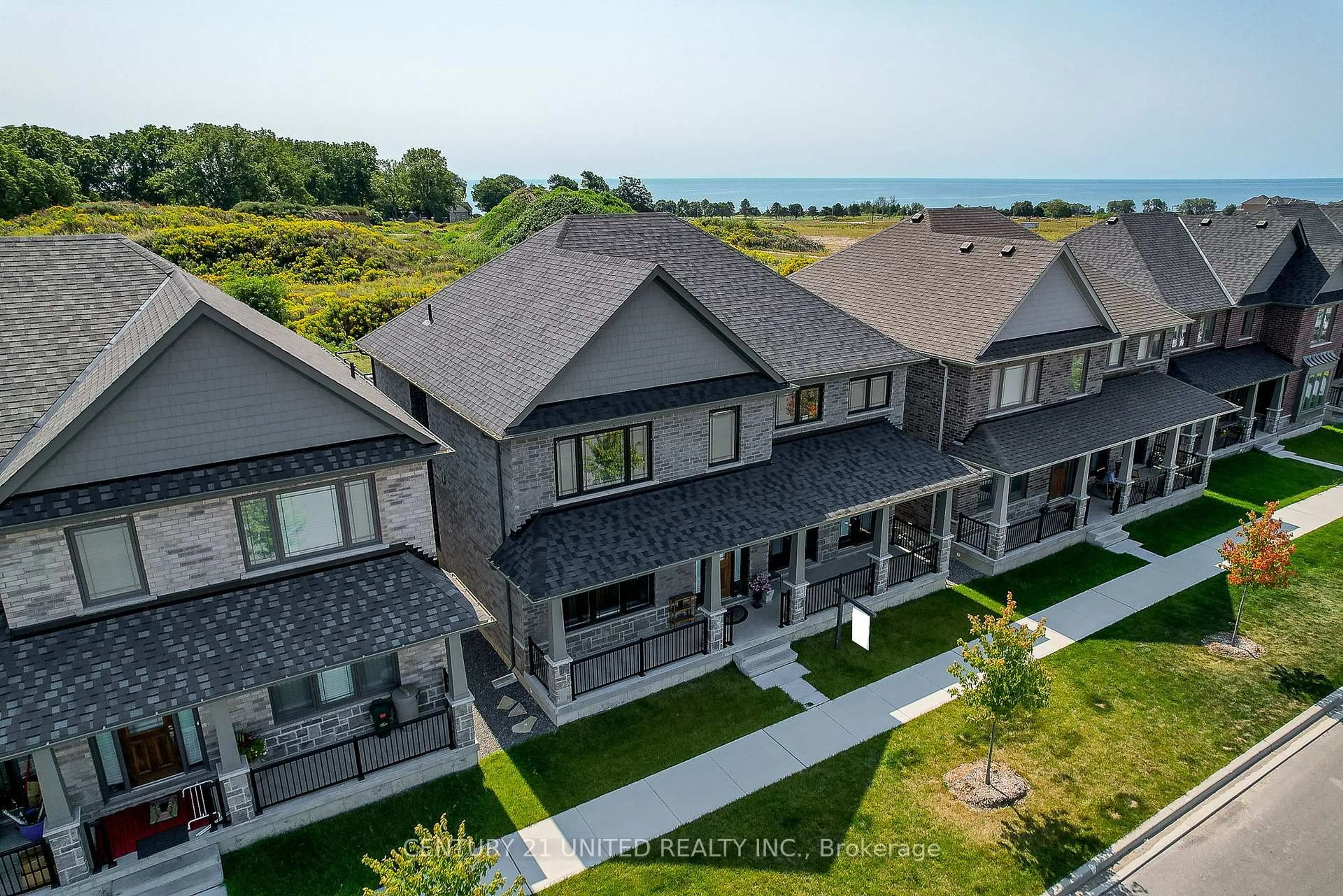 A pic from outside/outdoor area/front of a property/back of a property/a pic from drone, water/lake/river/ocean view for 189 Strachan St, Port Hope Ontario L1A 0E9