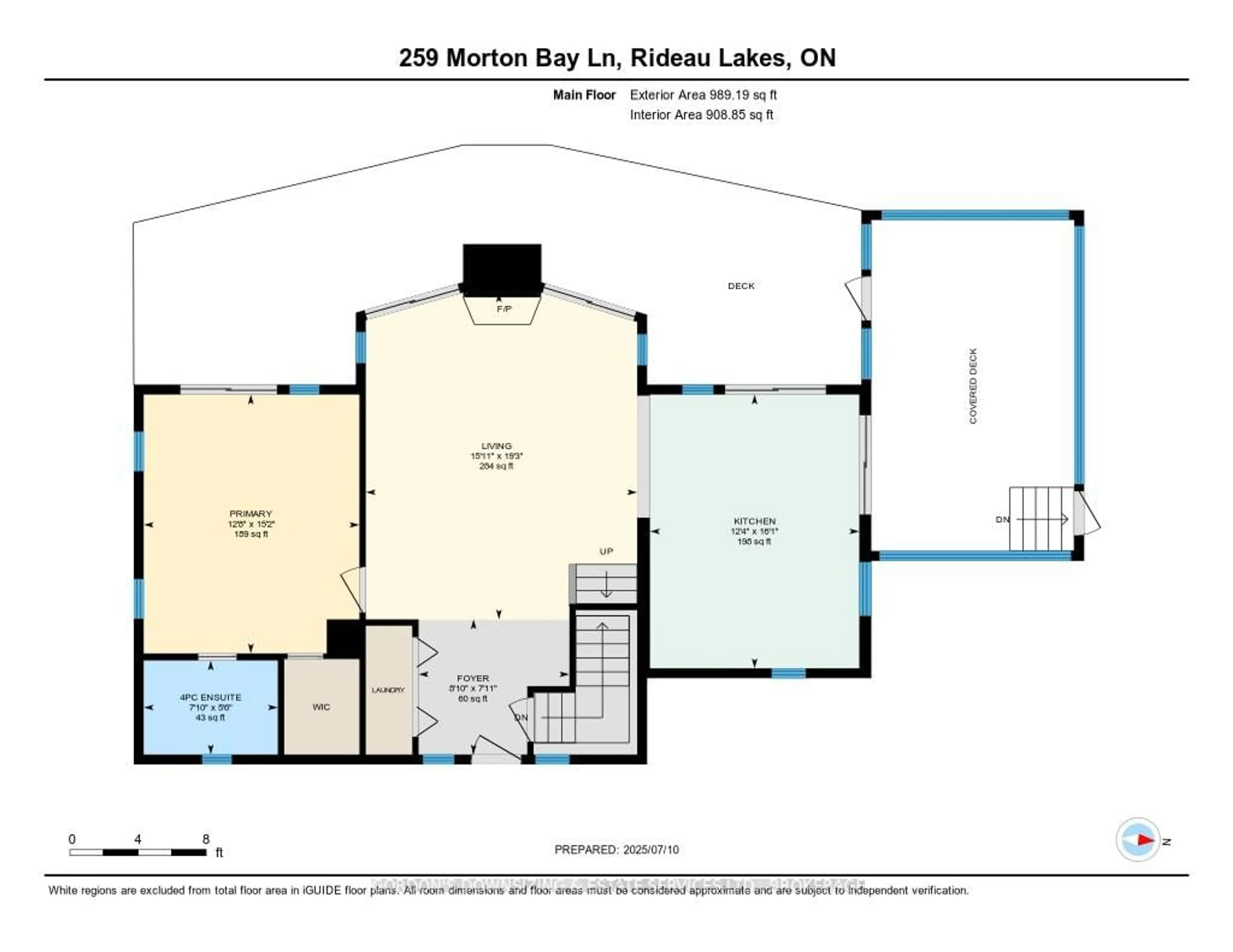 Floor plan for 259 Morton Bay Lane, Rideau Lakes Ontario K0G 1E0