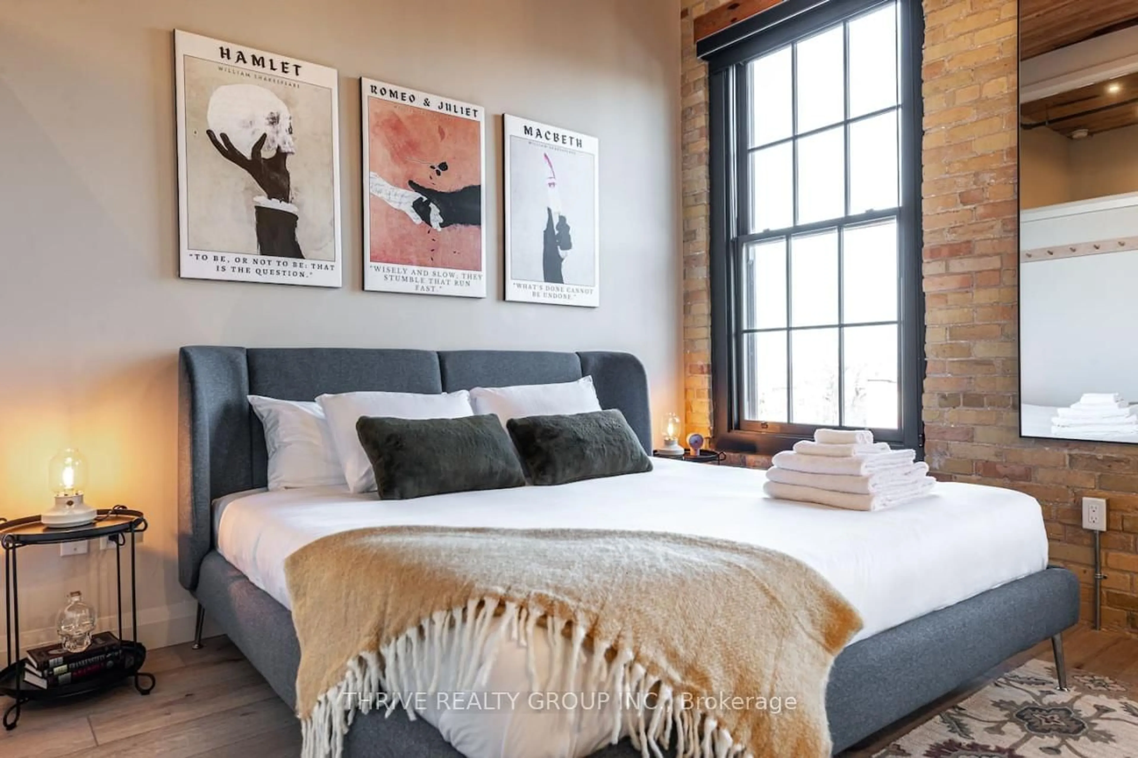 Bedroom with bed, unknown for 245 Downie St #304, Stratford Ontario N5A 1X5