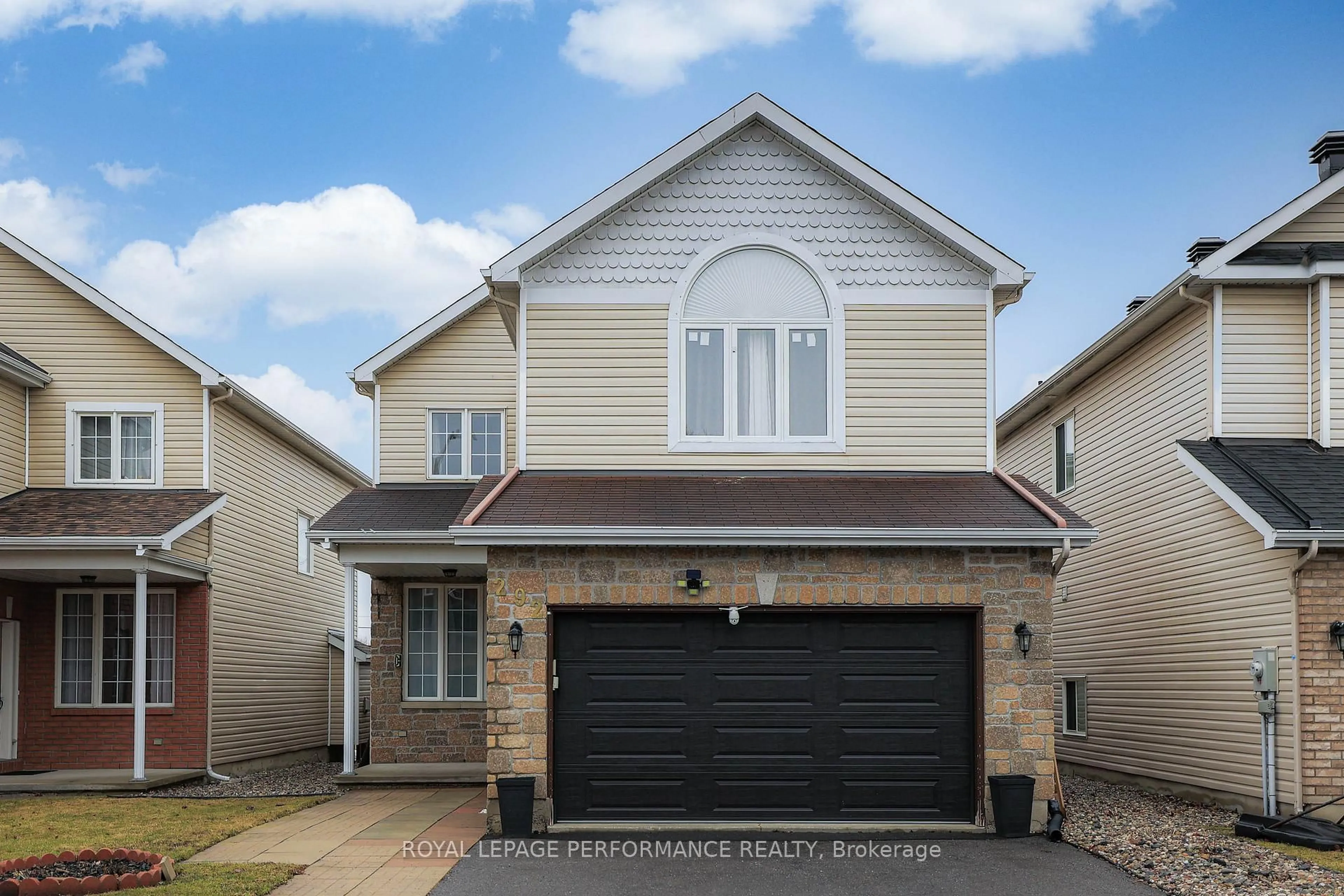 Home with vinyl exterior material, street for 292 Rustic Hills Cres, Orleans Ontario K4A 5A5