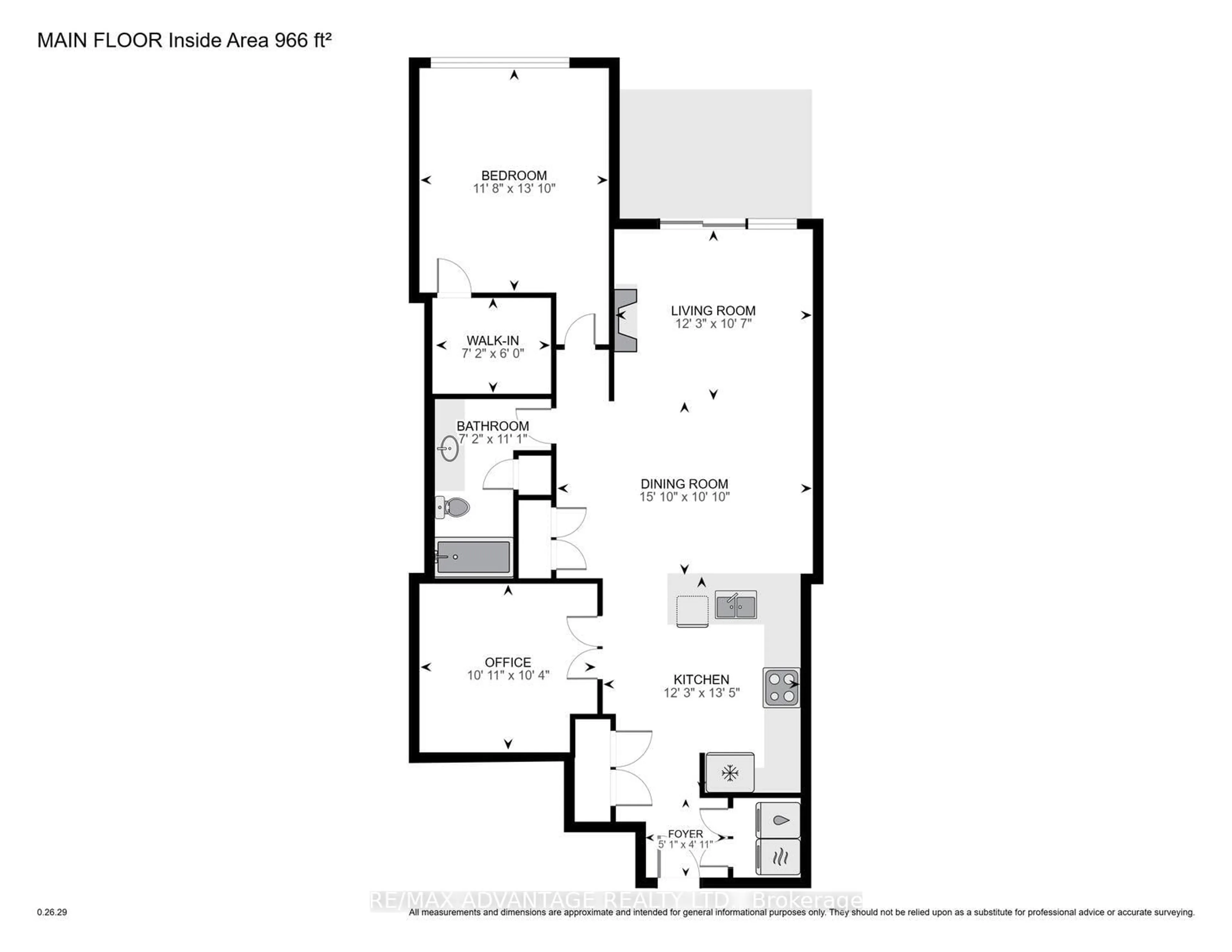 Floor plan for 240 Villagewalk Blvd #901, London North Ontario N6G 0P6