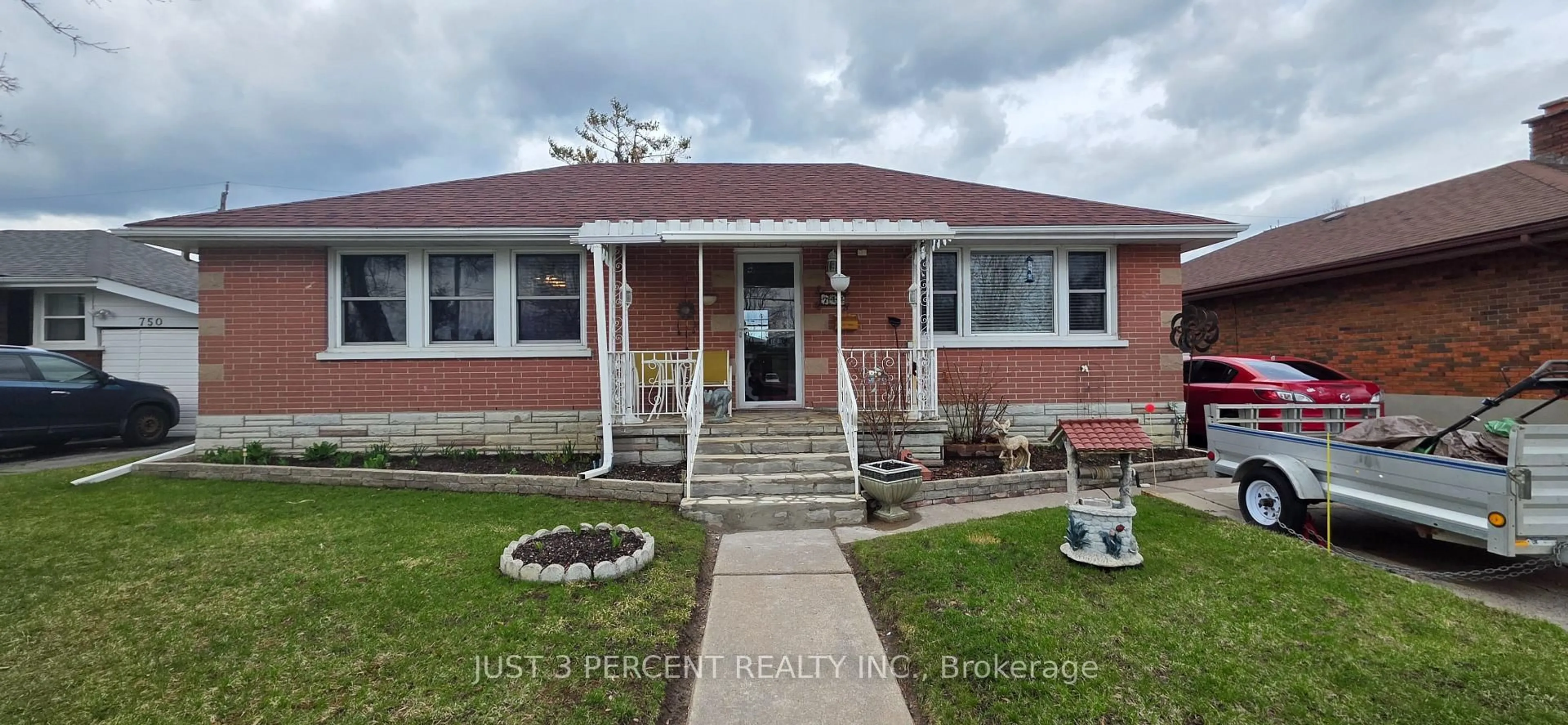 Home with brick exterior material, street for 744 CRAWFORD Pl, Peterborough Ontario K9J 3X3