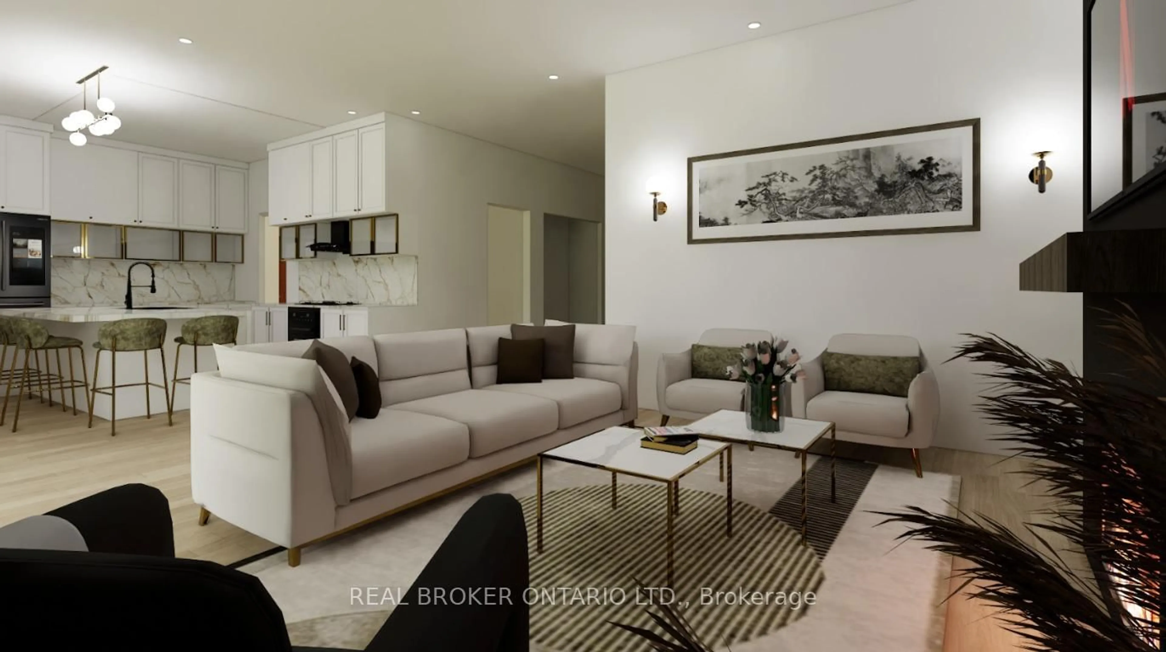 Living room with furniture, unknown for 3 Ironwood Crt, Norwich Ontario N0J 1P0