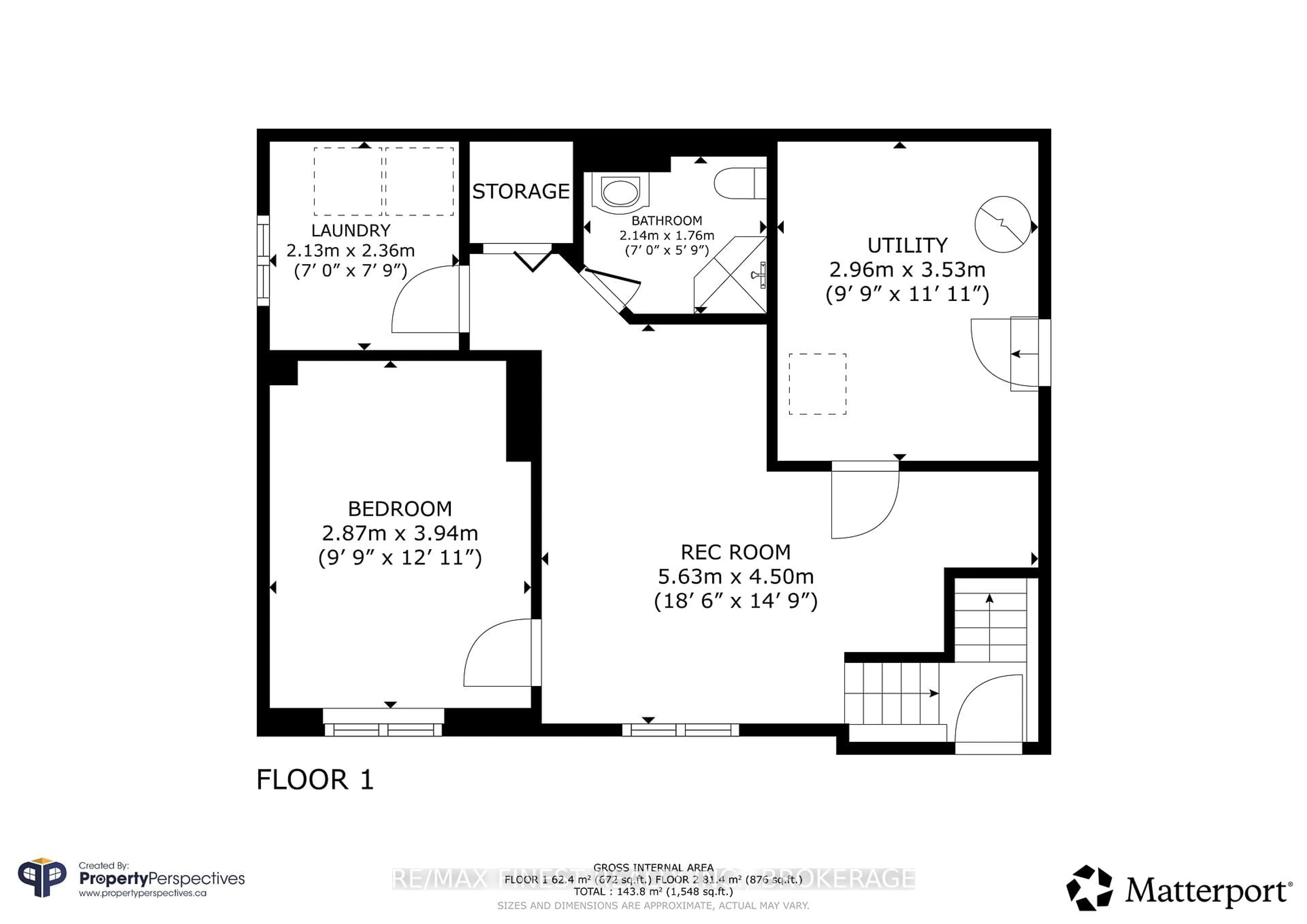 Floor plan for 149 Pine St, Kingston Ontario K7K 1W9