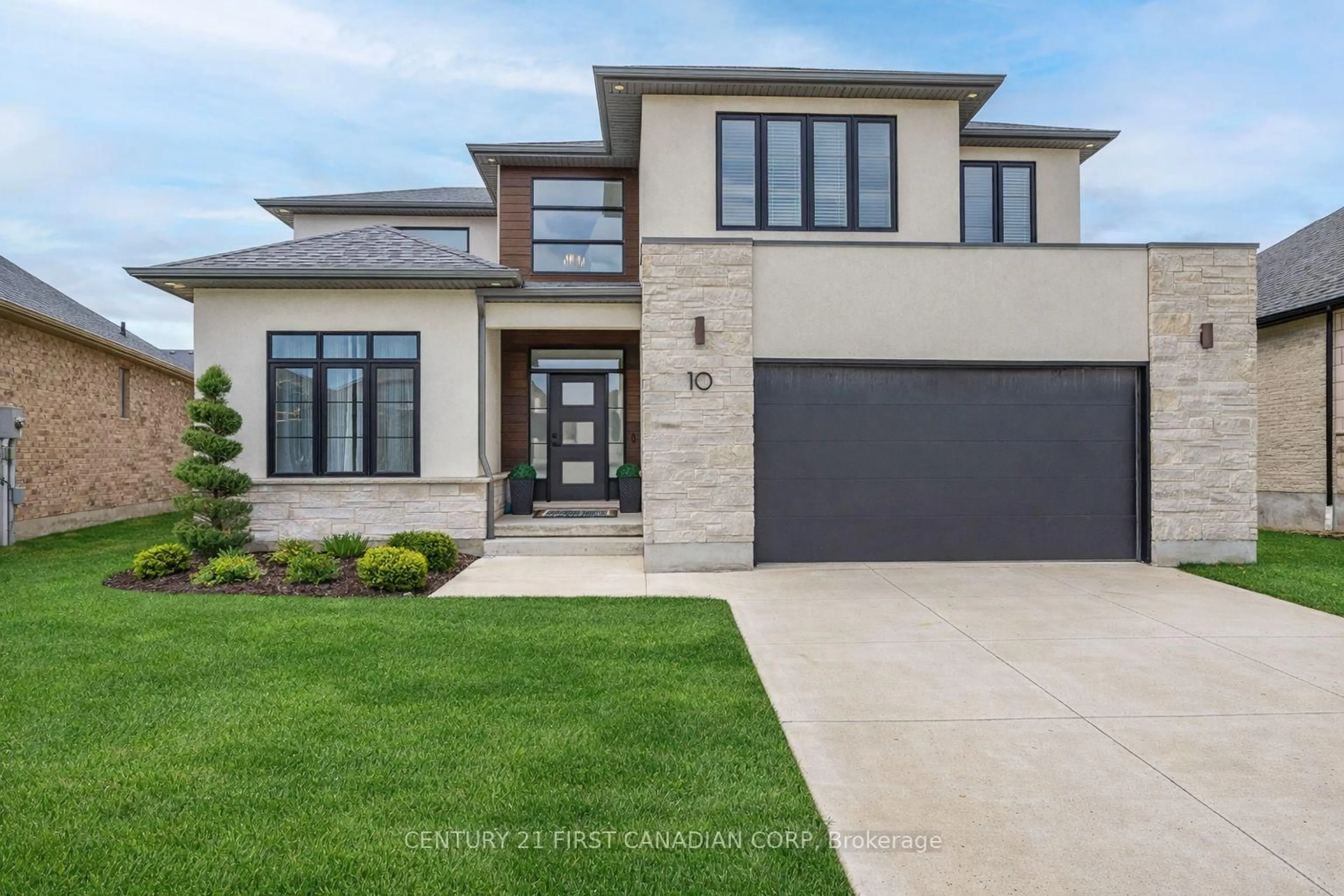 Home with brick exterior material, street for 10 Beaty Lane, Zorra Ontario N0M 2M0