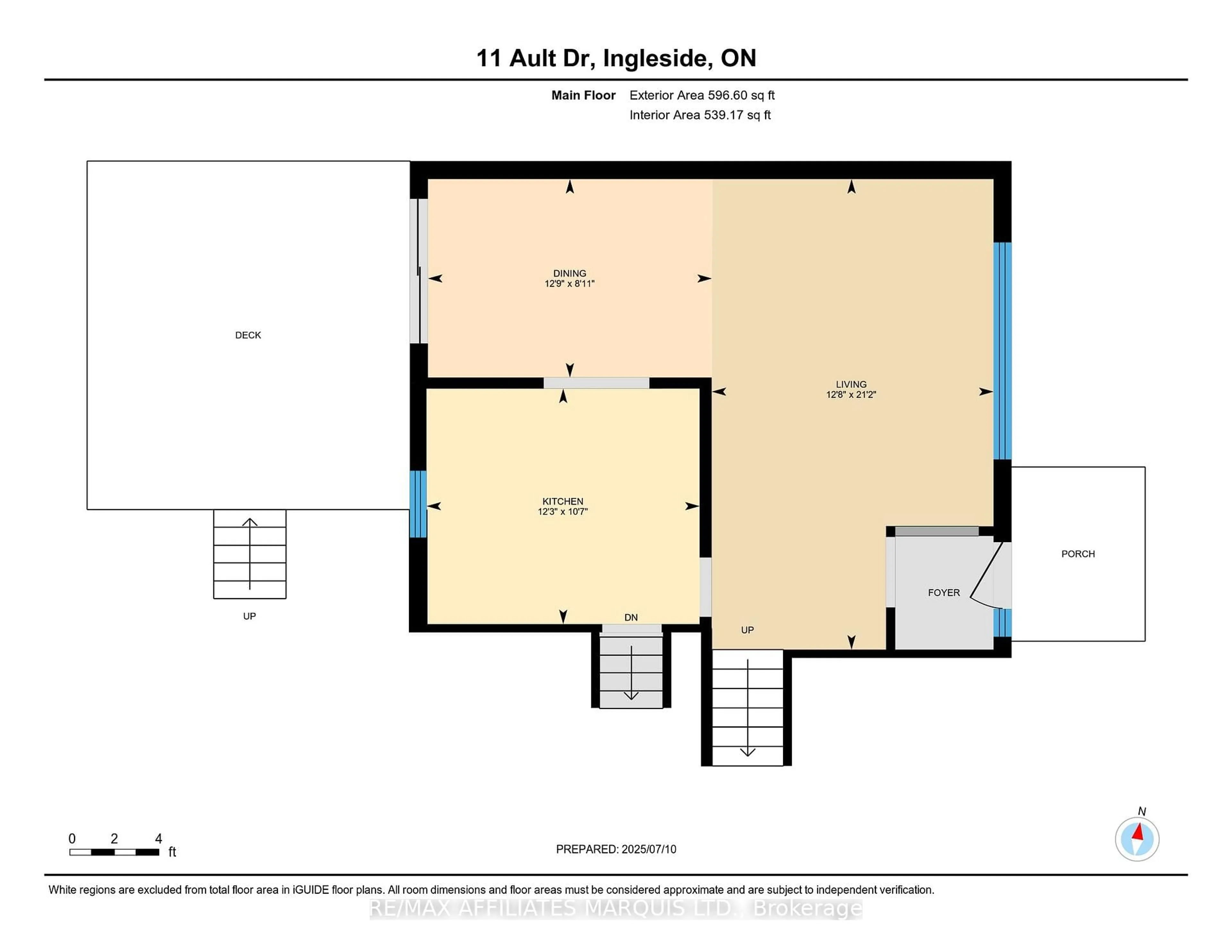 Floor plan for 11 Ault Dr, South Stormont Ontario K0C 1M0