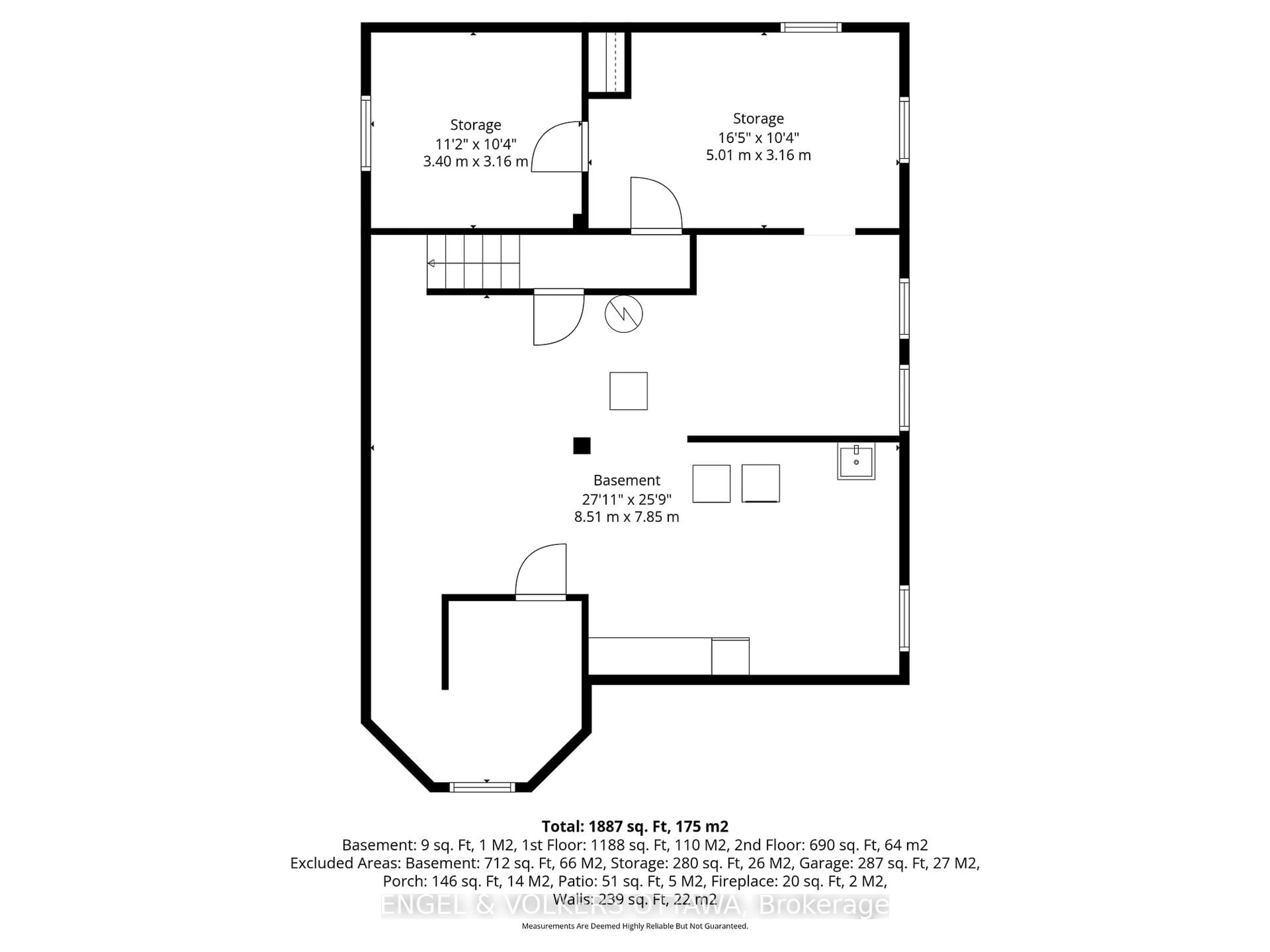 Floor plan for 18 Clarendon Ave, Ottawa Ontario K1Y 0P2