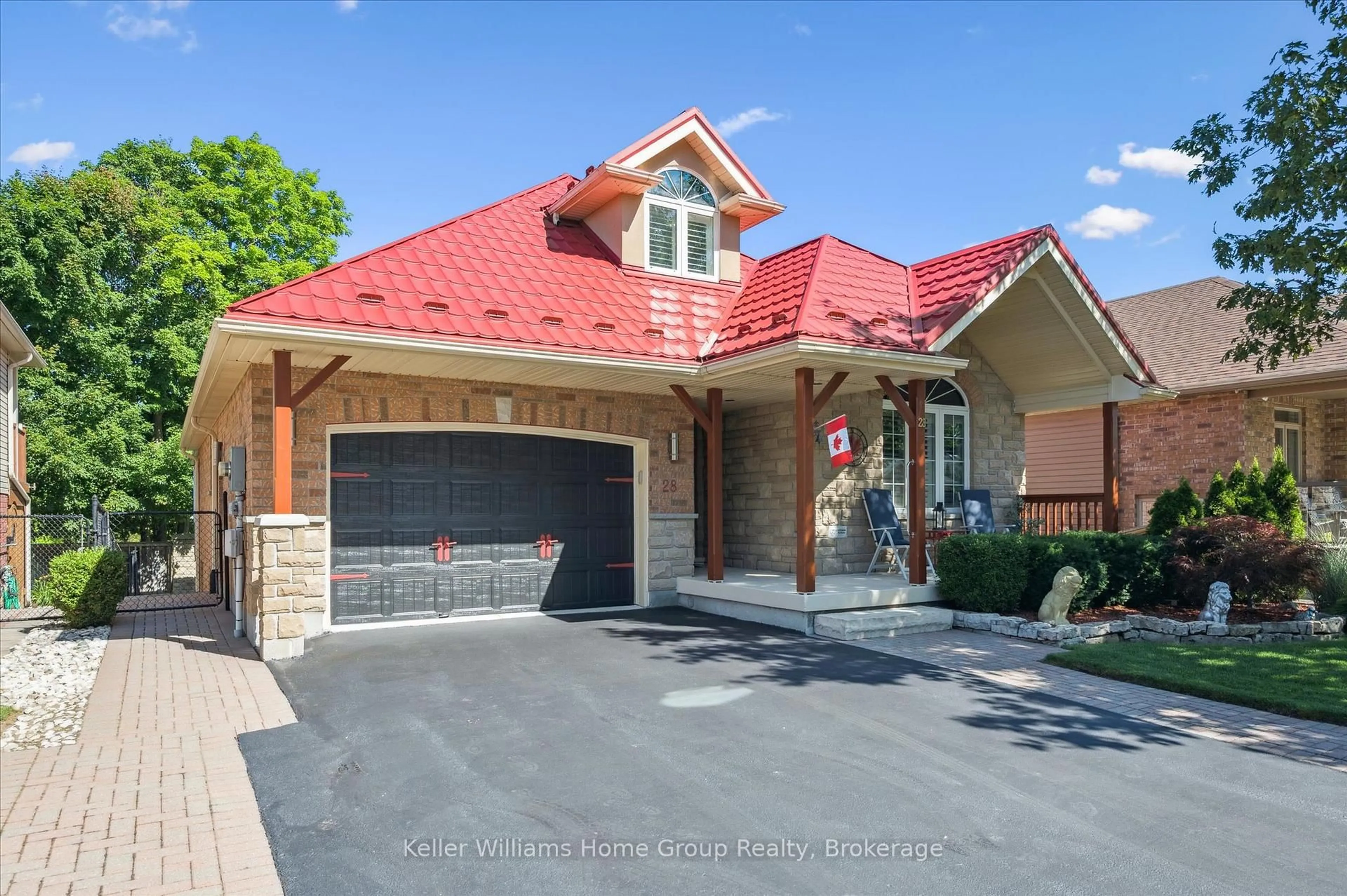 Home with brick exterior material, street for 28 Harcourt Pl, Centre Wellington Ontario N1M 0A6