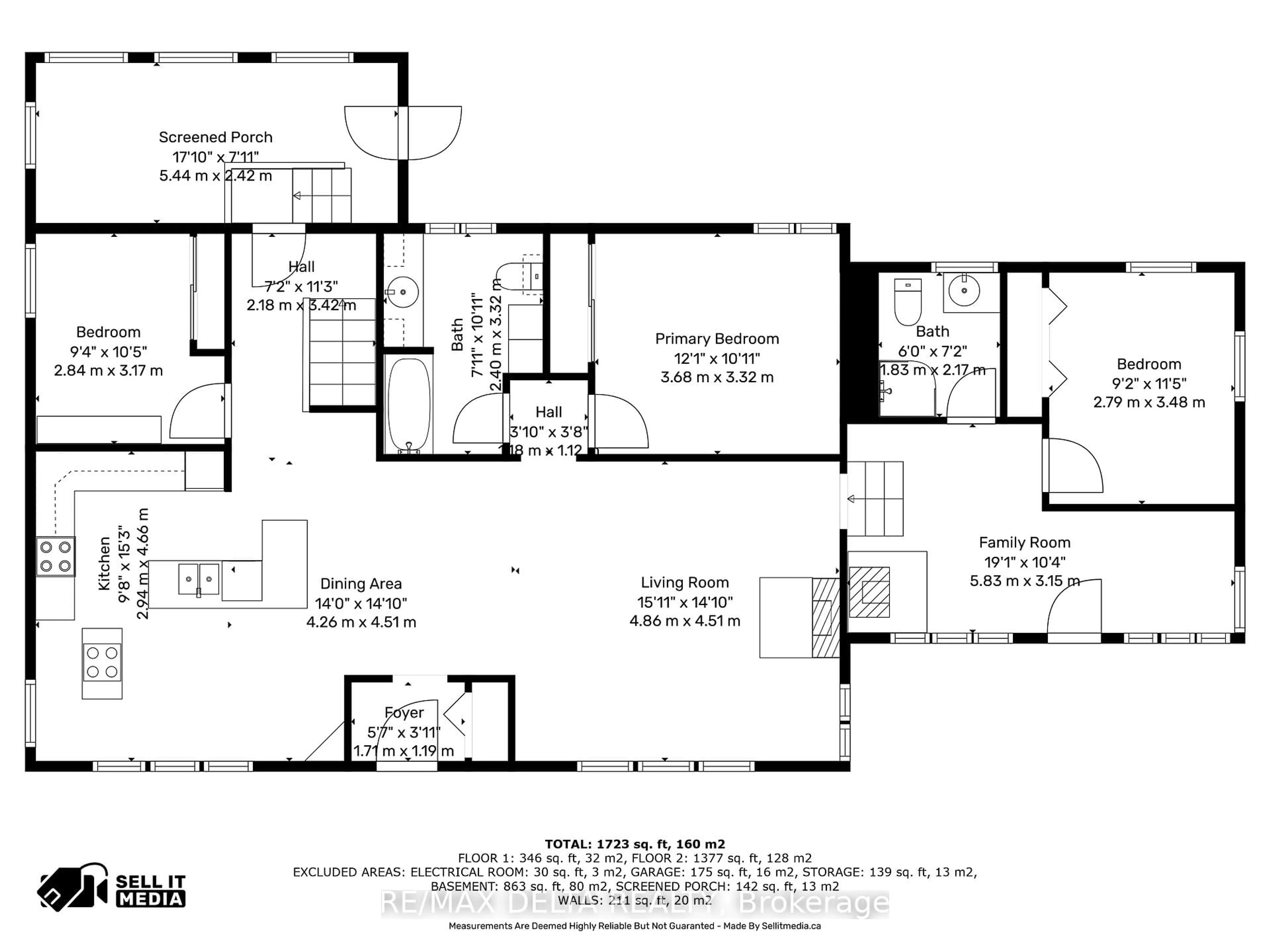 Floor plan for 2685 Concession 7 Rd, East Hawkesbury Ontario K0B 1P0