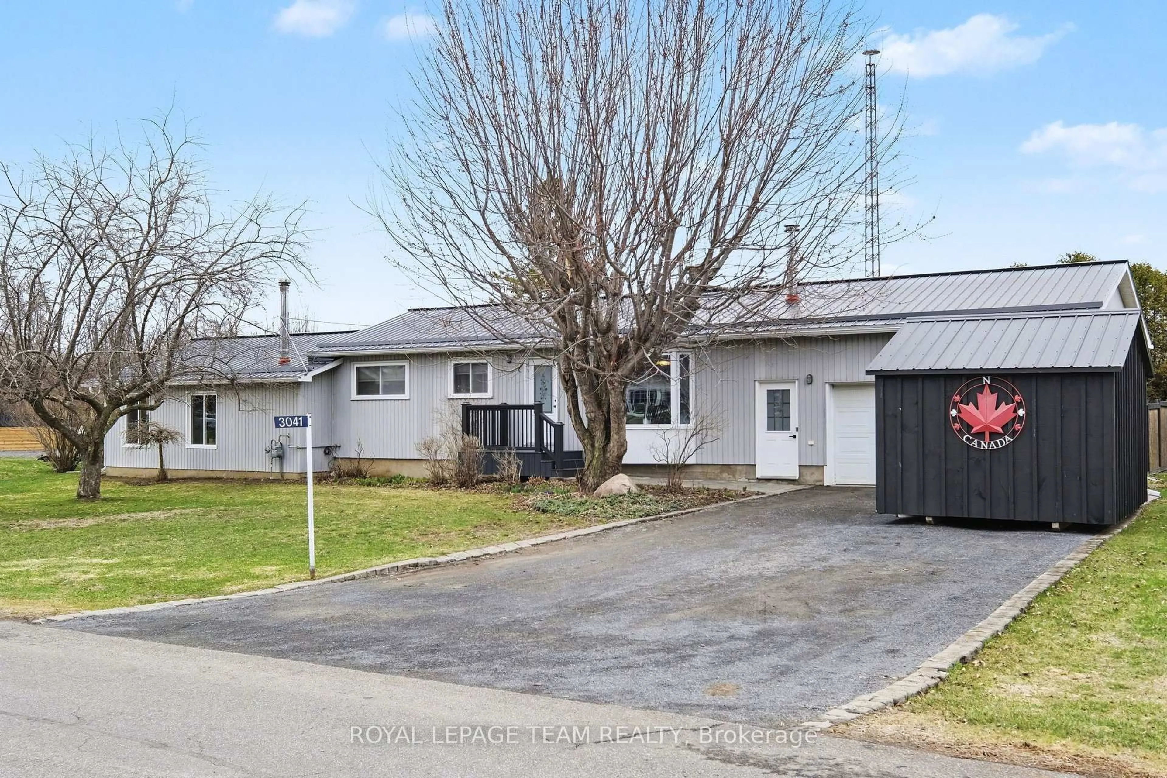 A pic from outside/outdoor area/front of a property/back of a property/a pic from drone, street for 3041 Bridge St, North Dundas Ontario K0E 1W0