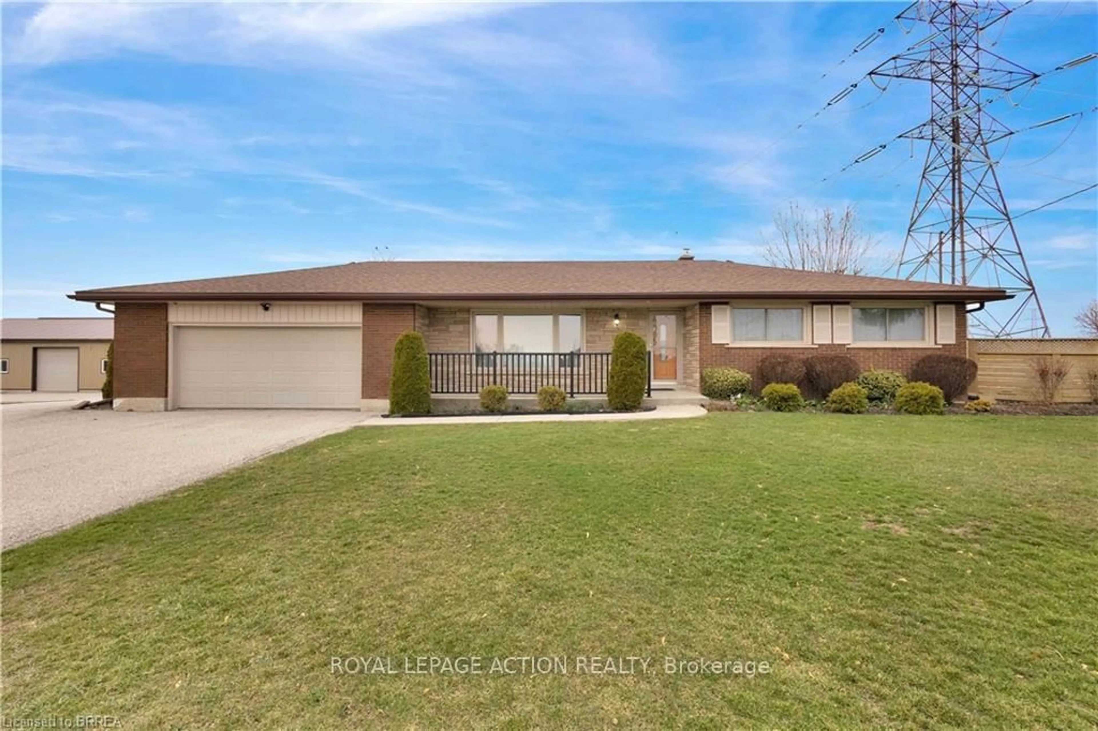 Home with brick exterior material, street for 266 No 6 School Rd, Brantford Ontario N3T 5L9