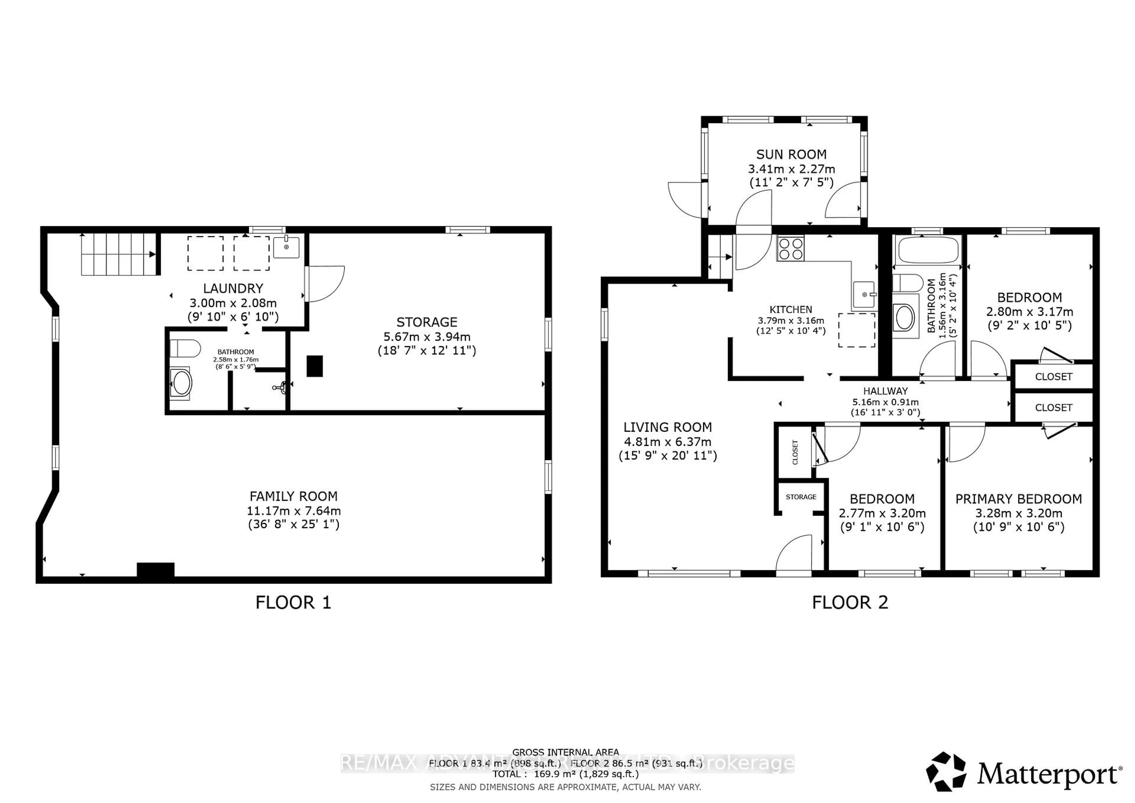 Floor plan for 1920 Duluth Cres, London East Ontario N5V 1H7