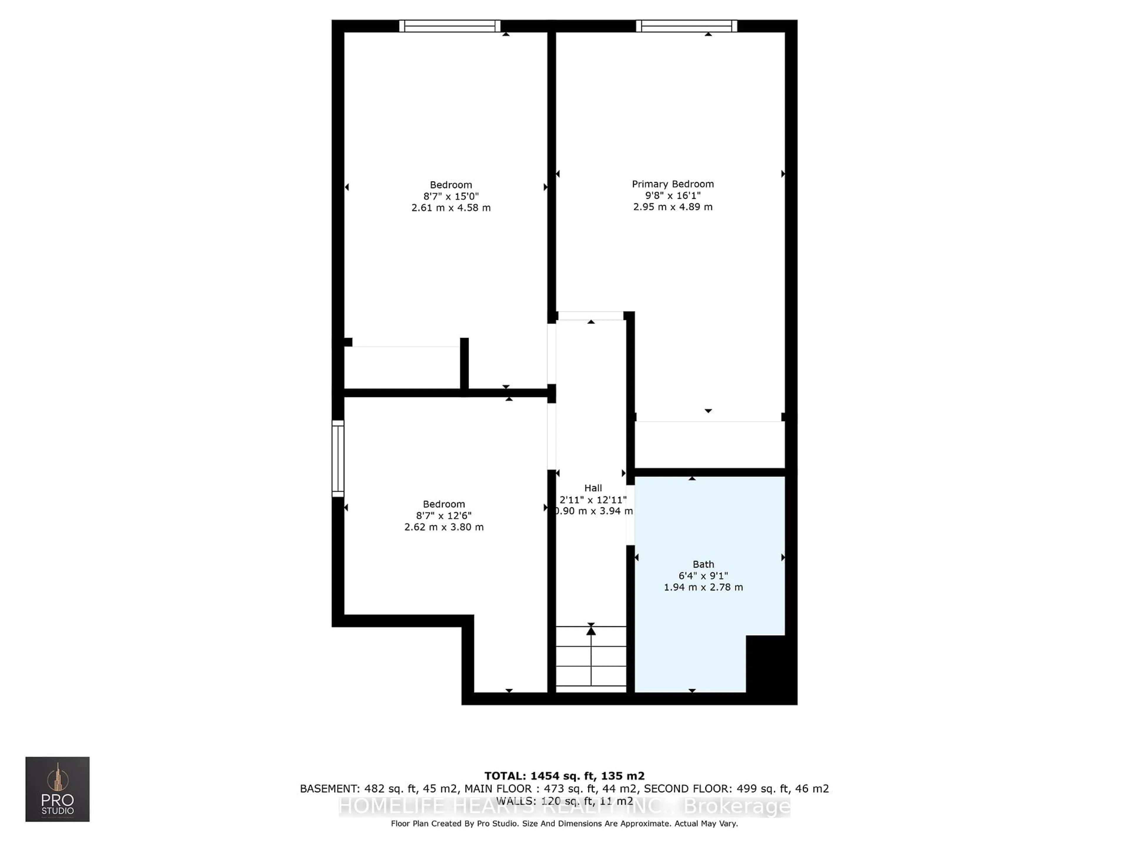 Floor plan for 19 Hopewell Cres, Hamilton Ontario L8J 1P3