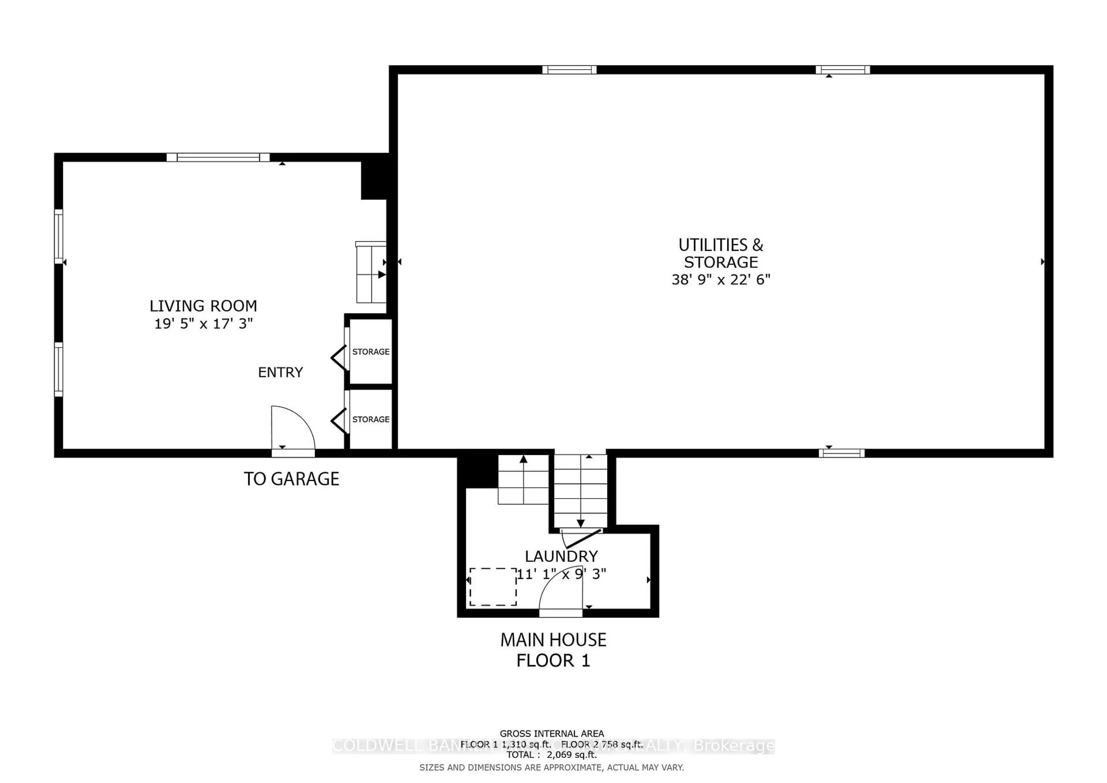 Floor plan for 352 Highway 15, Rideau Lakes Ontario K7A 0E5