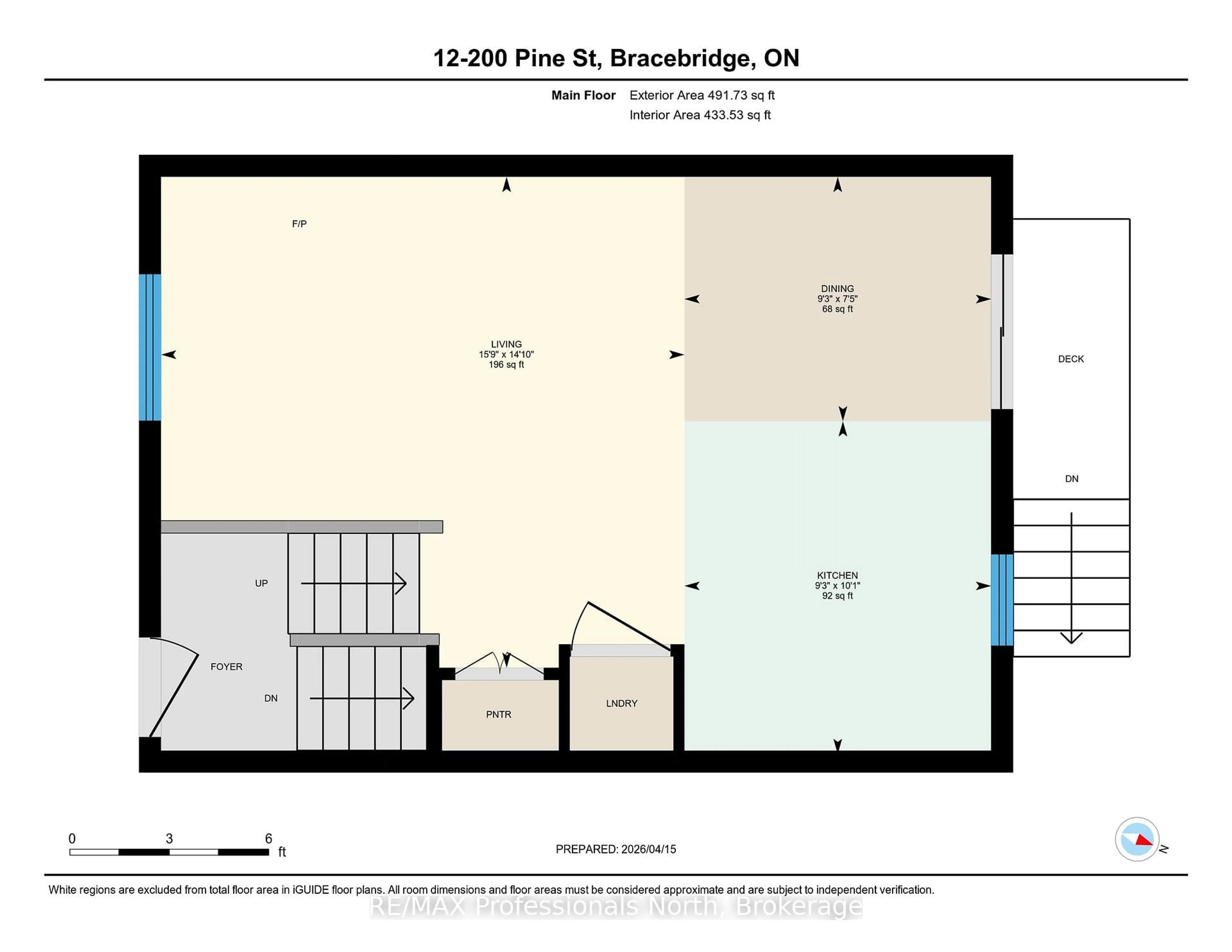 Floor plan for 200 Pine St #12, Bracebridge Ontario P1L 2H9