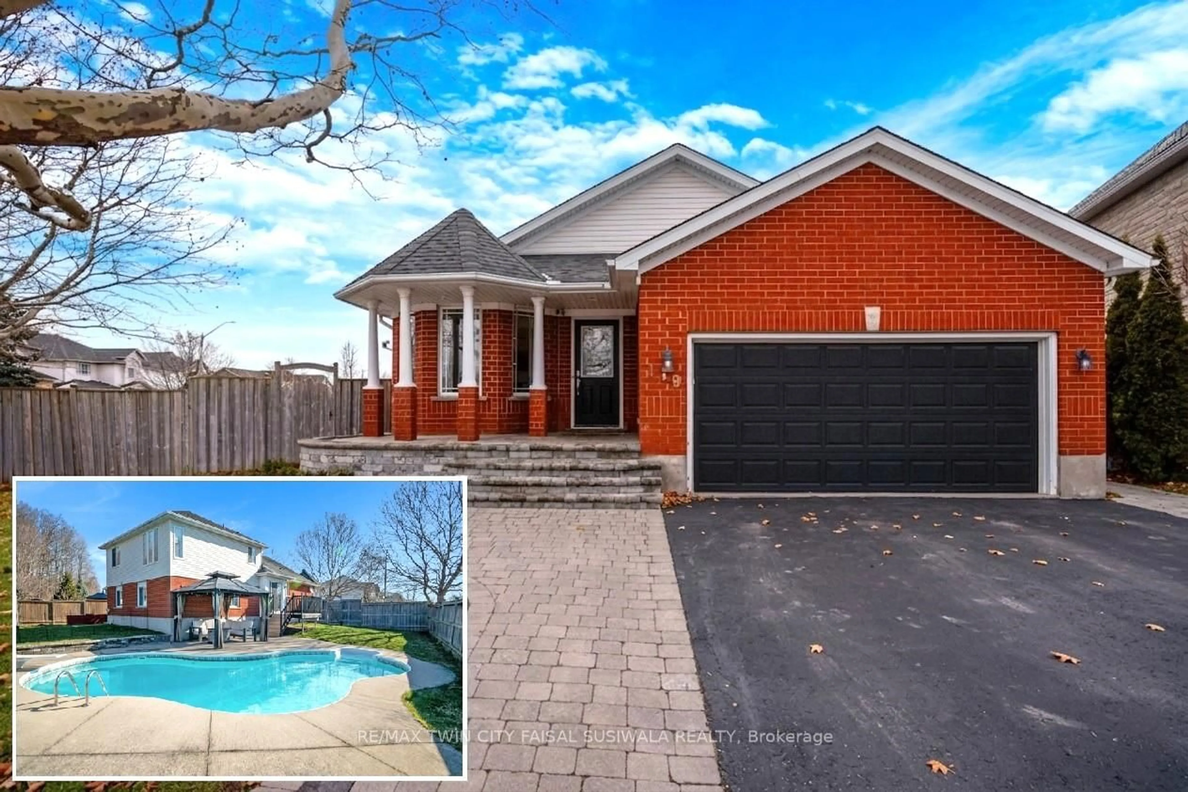 Home with brick exterior material, water/lake/river/ocean view for 158 Mcmeeken Dr, Cambridge Ontario N3C 4C6