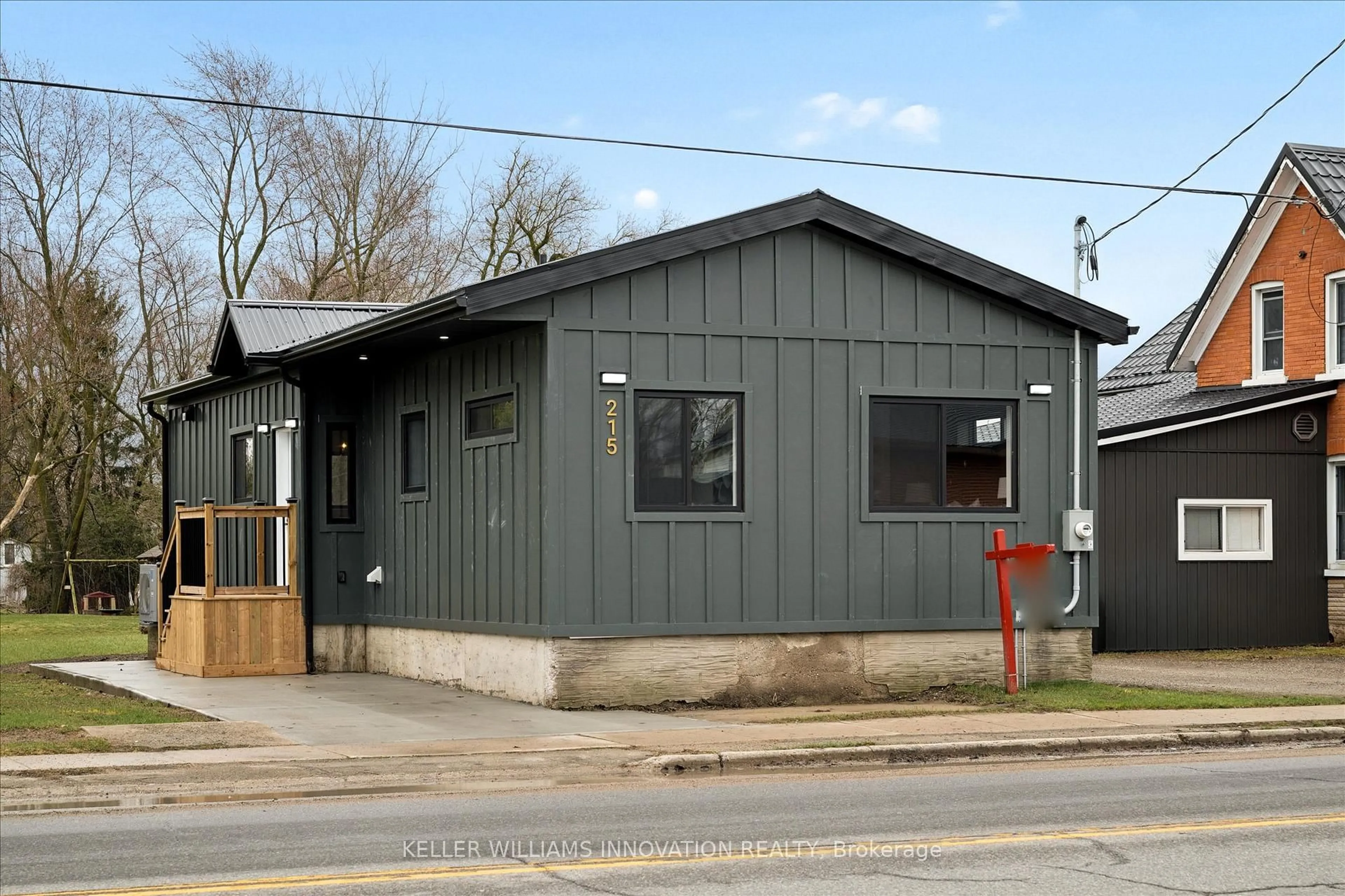 Home with vinyl exterior material, street for 215 Winstanley St, West Perth Ontario N0K 1P0