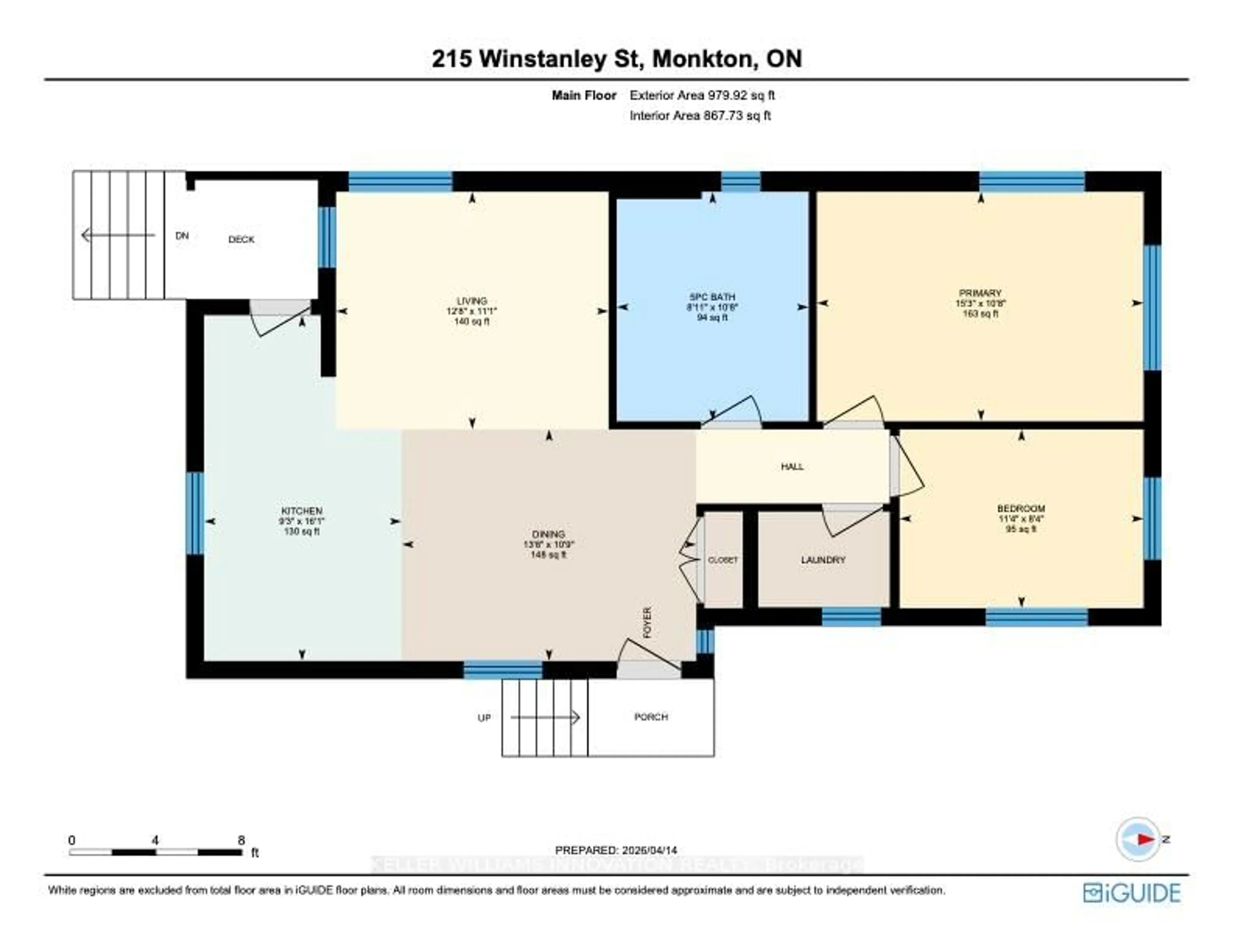 Floor plan for 215 Winstanley St, West Perth Ontario N0K 1P0