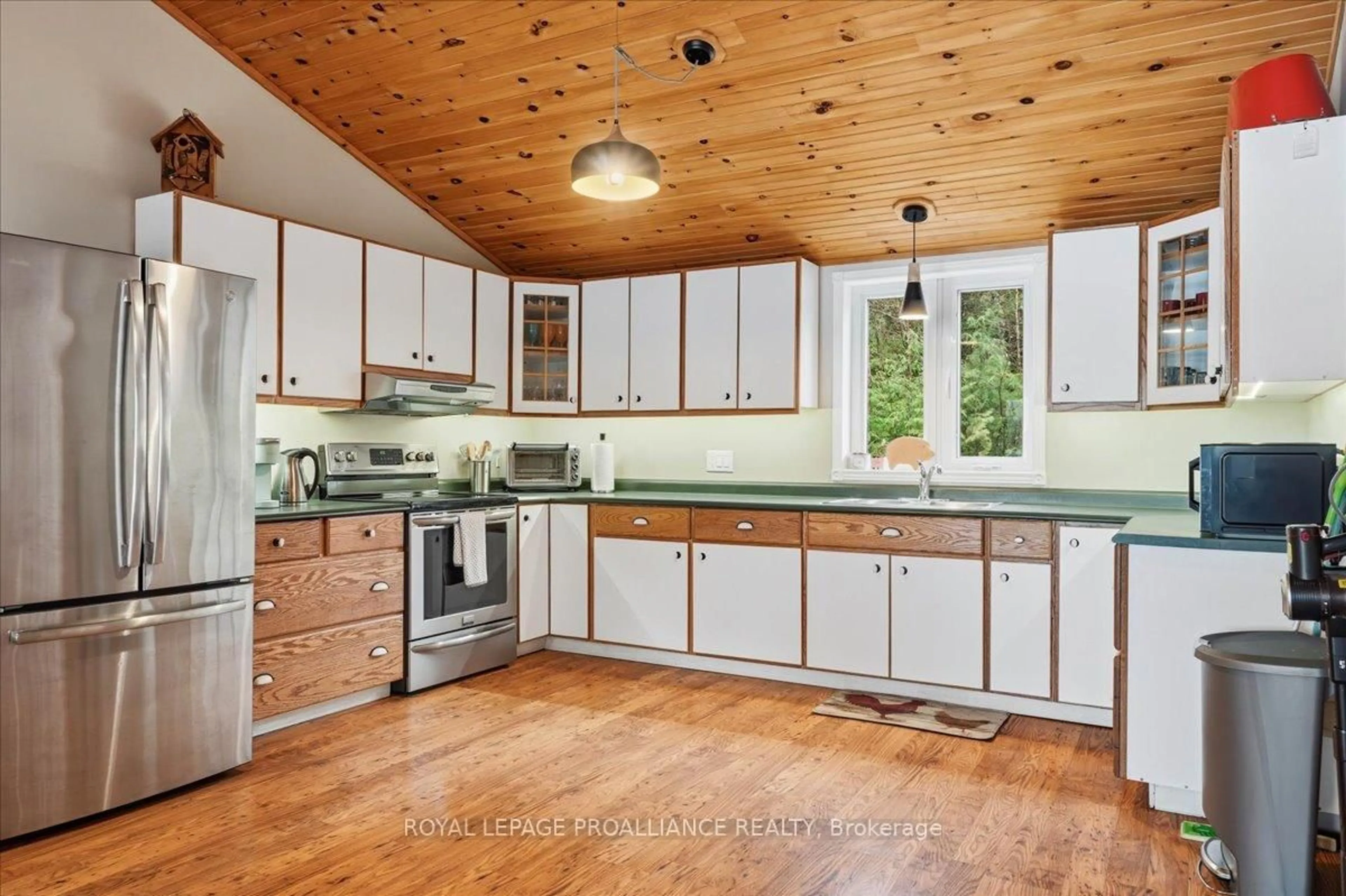 Open concept kitchen, unknown for 399 Oborne Point Rd, Cloyne Ontario K0H 1K0