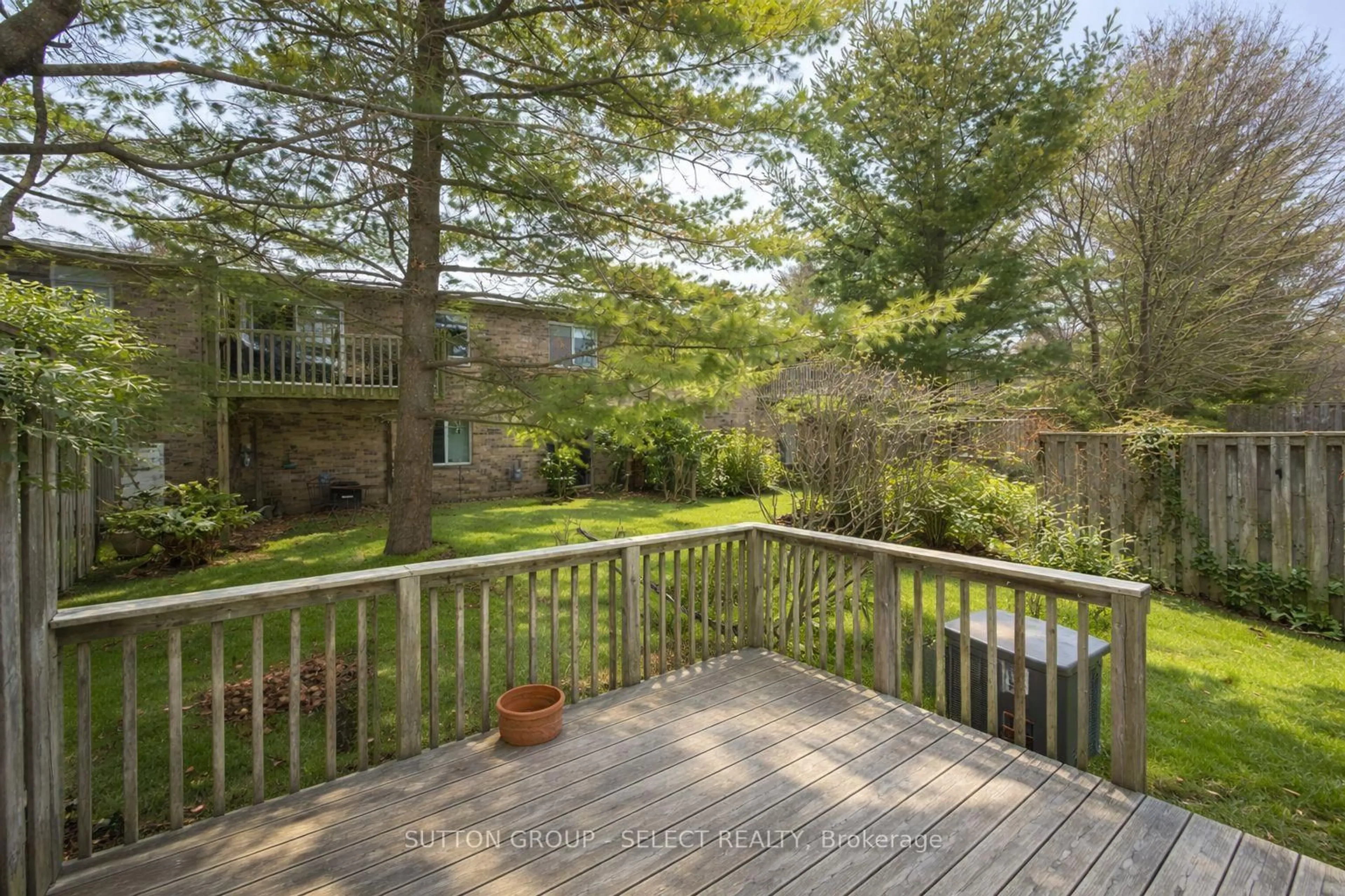 Patio, forest/trees view for 1241 Beaverbrook Ave #10, London North Ontario N6H 5P1