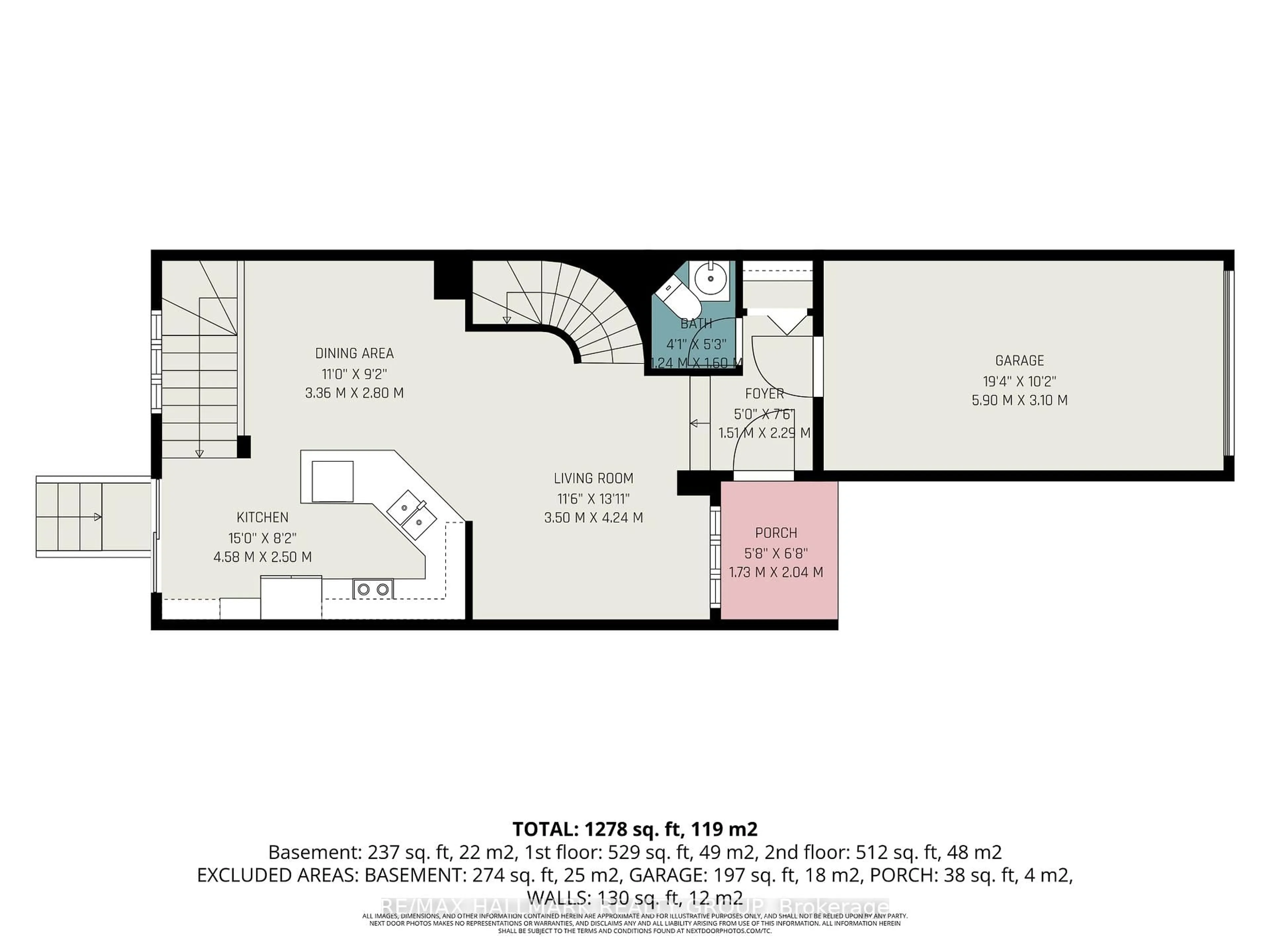 Floor plan for 111 Ludlowe St, Ottawa Ontario K4A 5C2