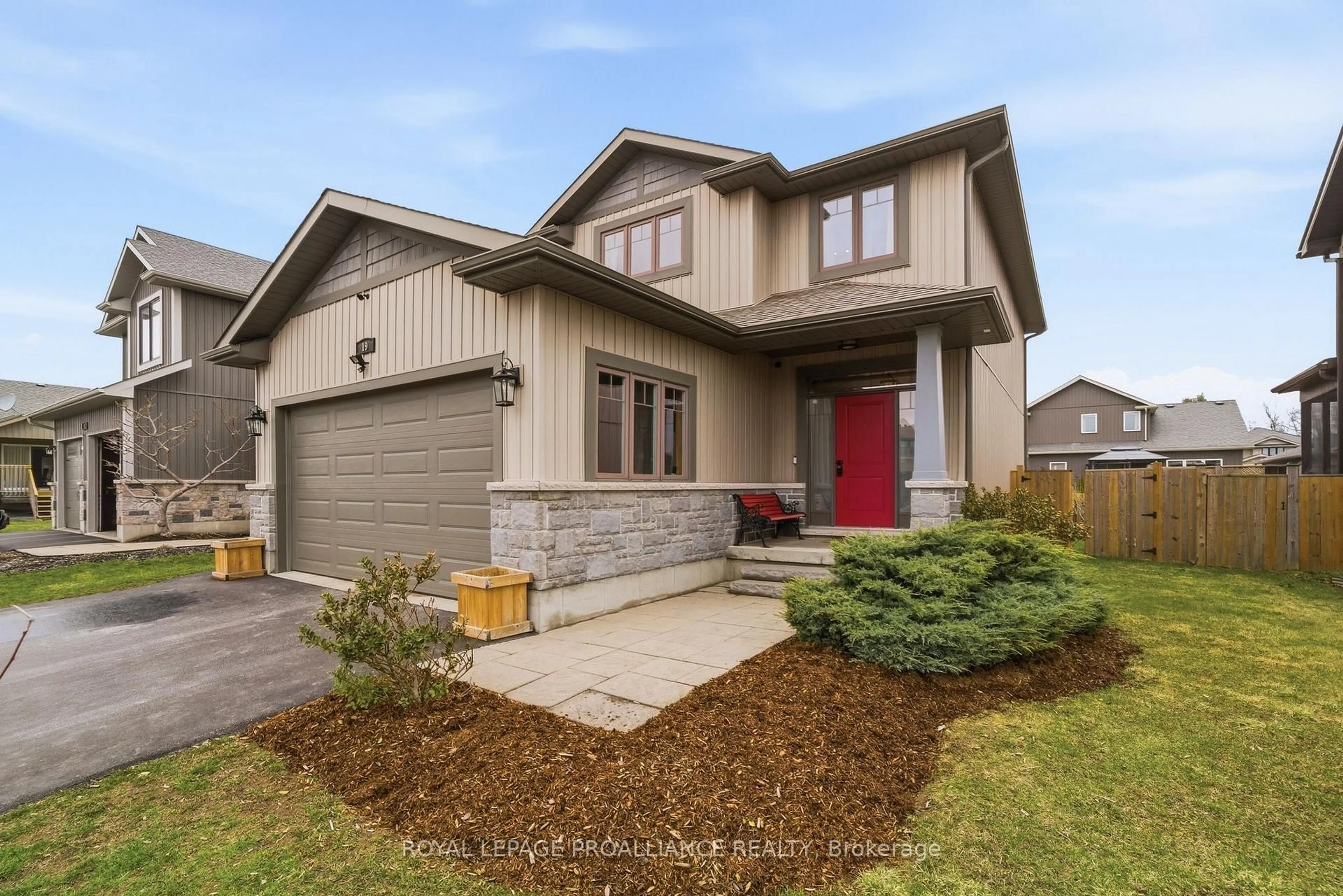 Home with brick exterior material, street for 19 GRANITE Dr, Belleville Ontario K8P 0C6