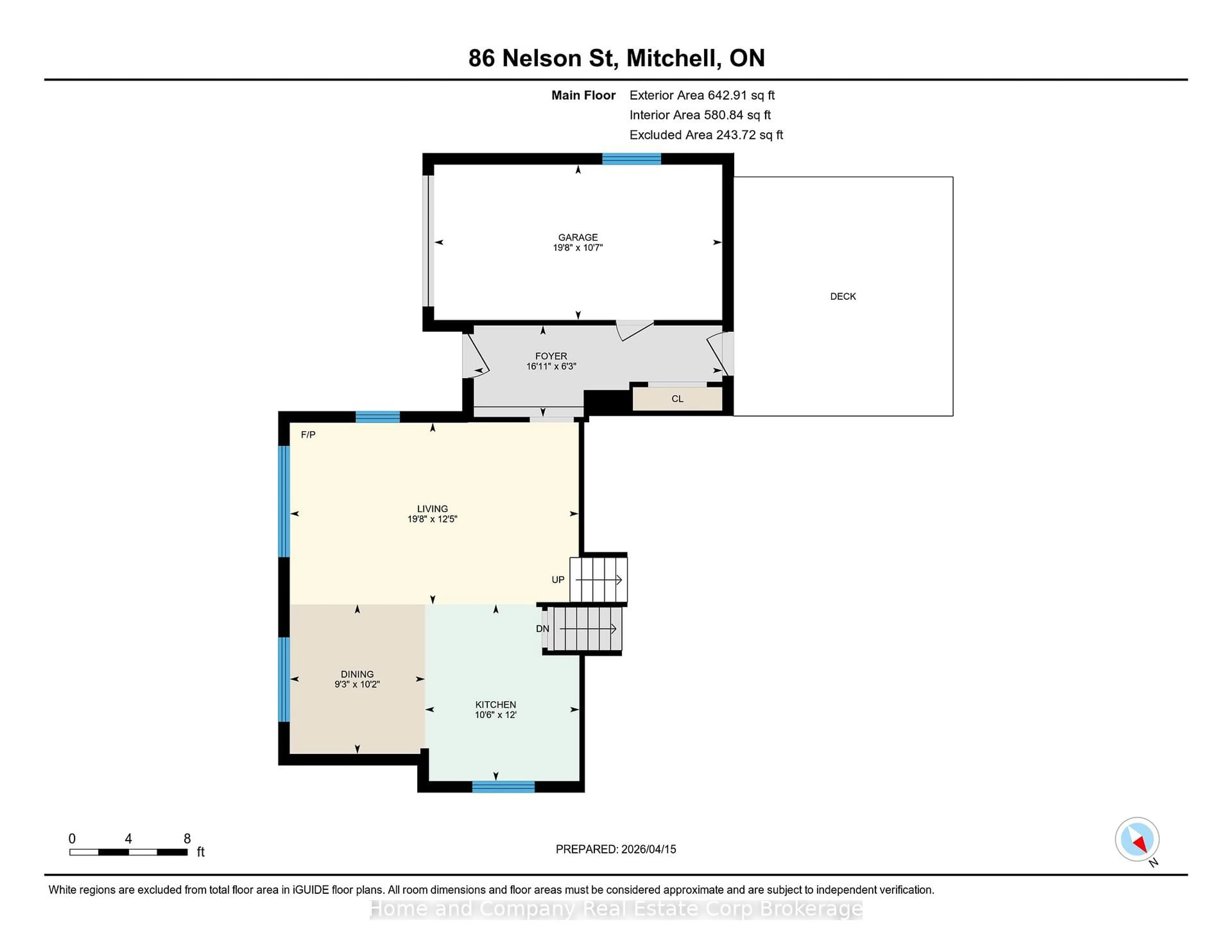 Floor plan for 86 Nelson St, West Perth Ontario N0K 1N0