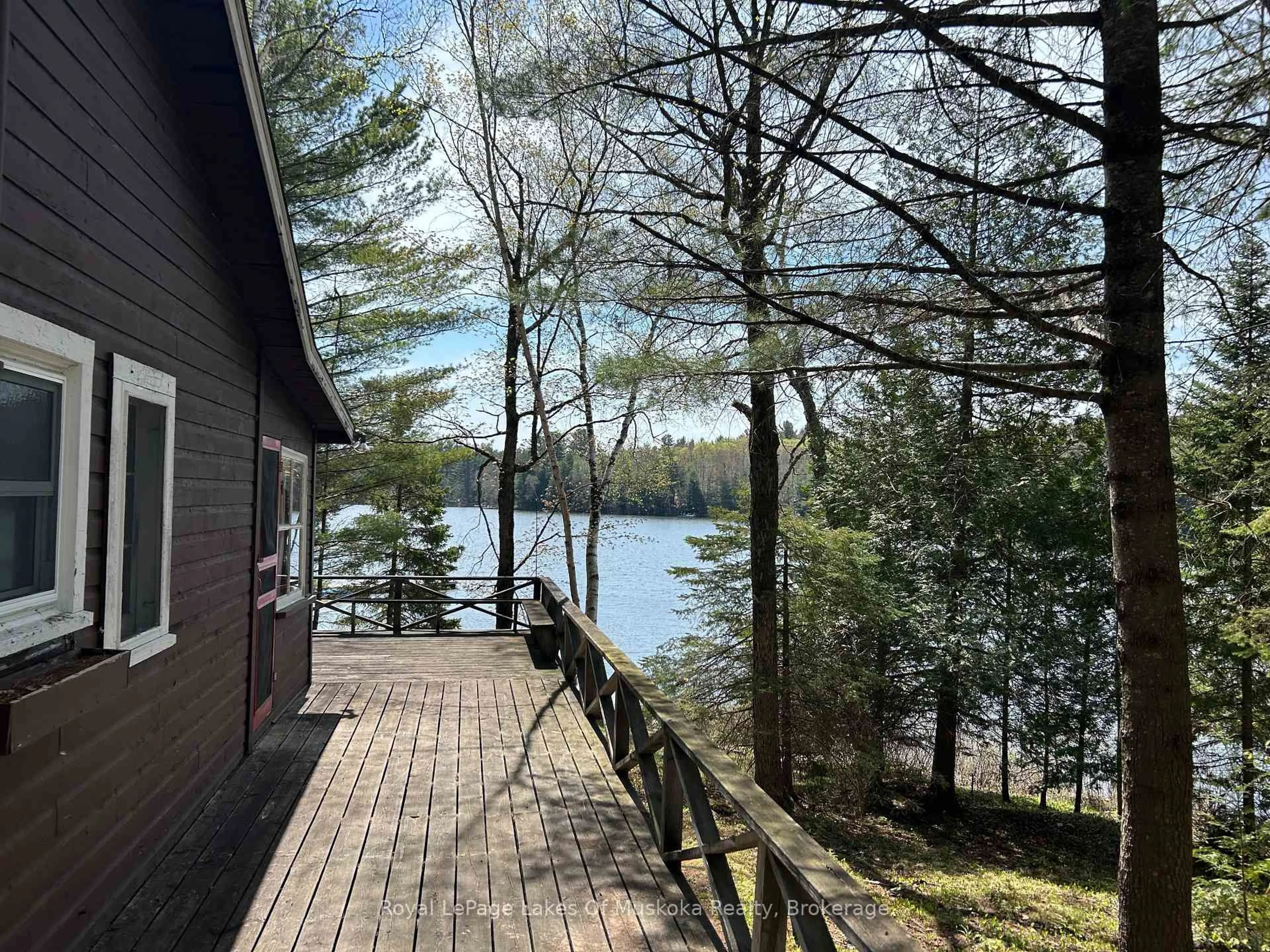 Patio, water/lake/river/ocean view for 1091 North Tooke Lake Rd, Lake of Bays Ontario P0B 1A0