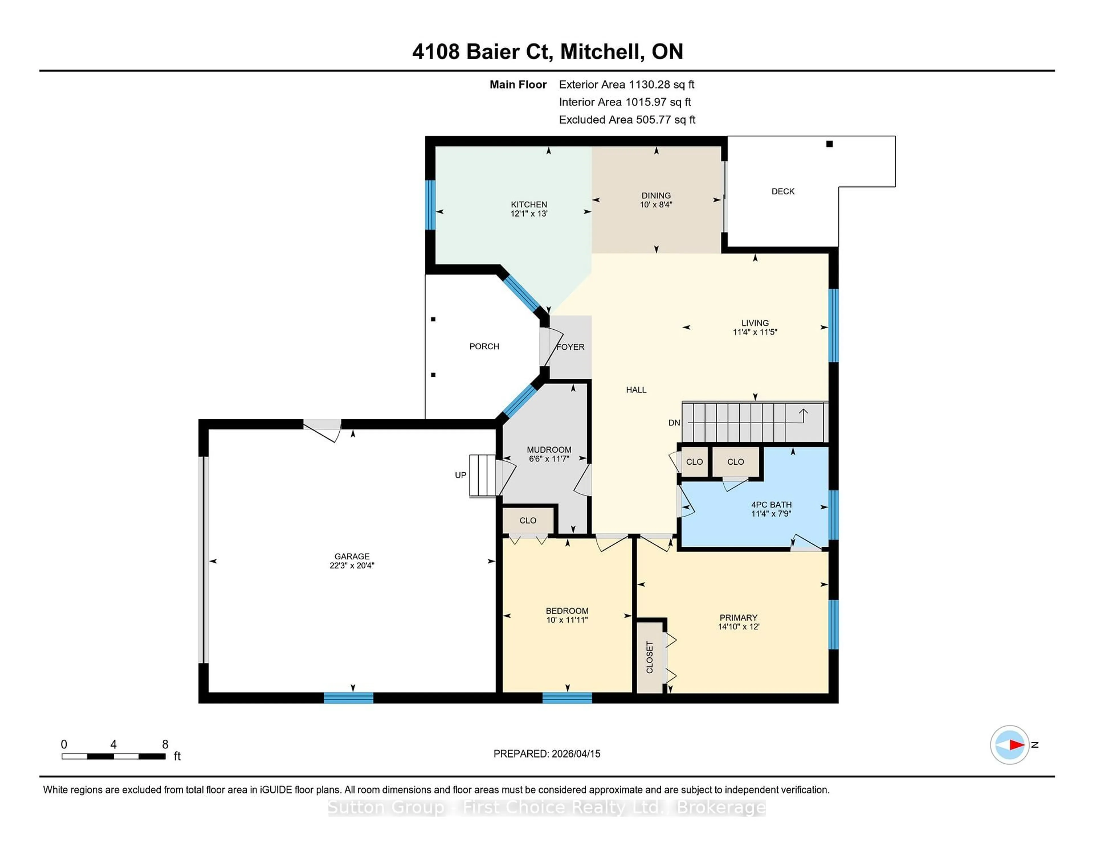 Floor plan for 4108 Baier Crt, West Perth Ontario N0K 1N0