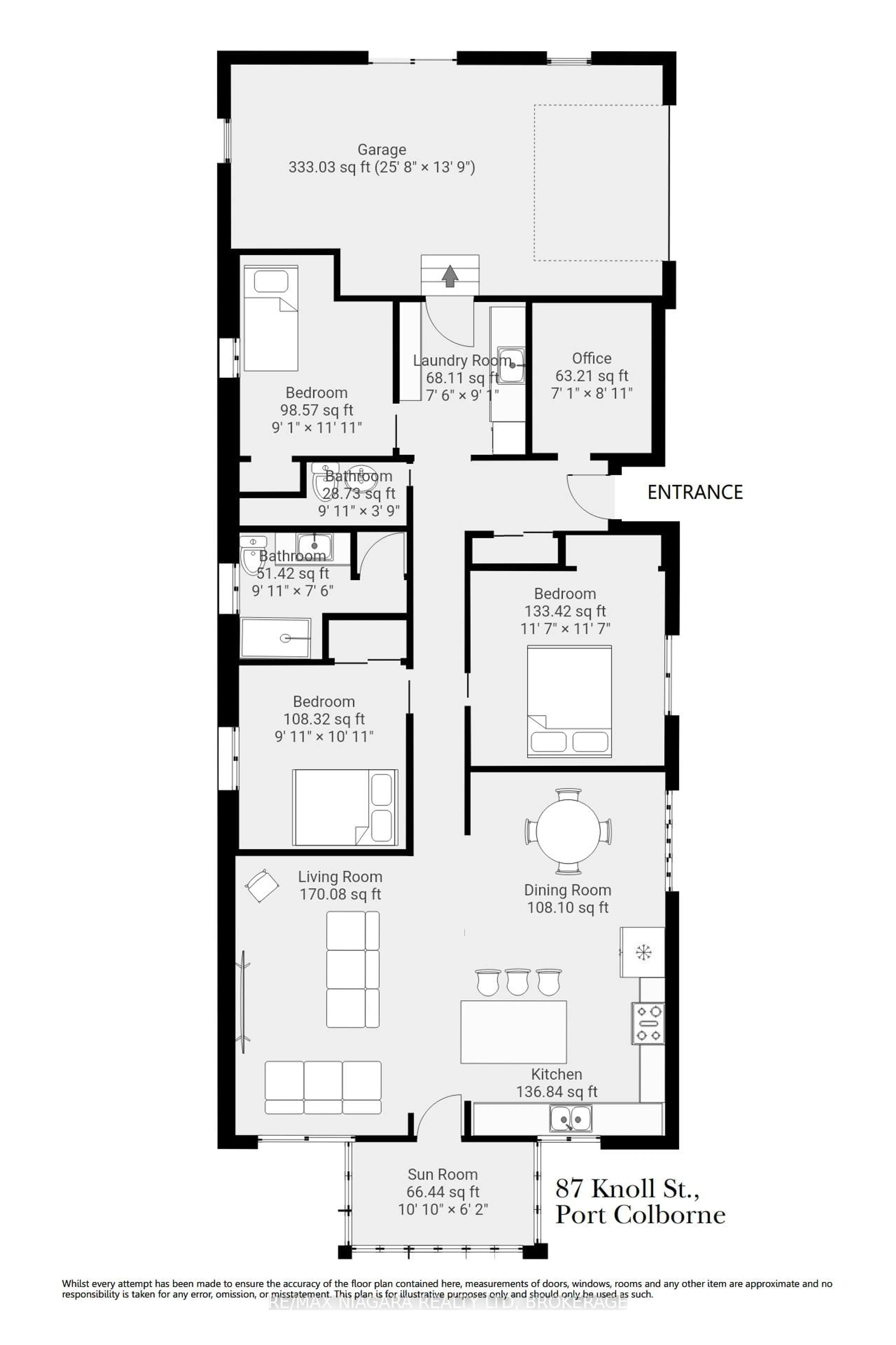 Floor plan for 70 Bald St, Welland Ontario L3C 5B9
