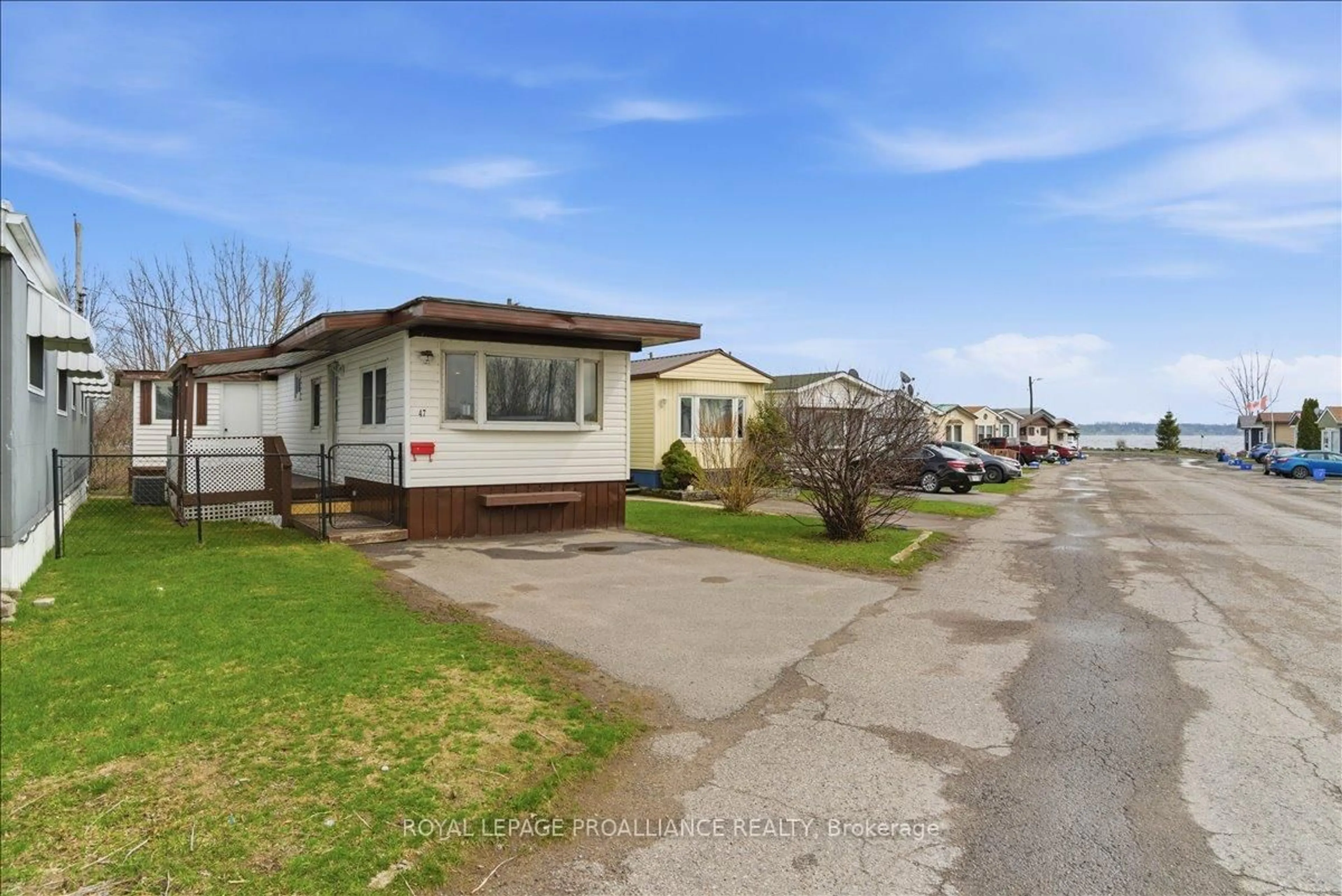 A pic from outside/outdoor area/front of a property/back of a property/a pic from drone, street for 311 Dundas St #47, Quinte West Ontario K8V 3E5