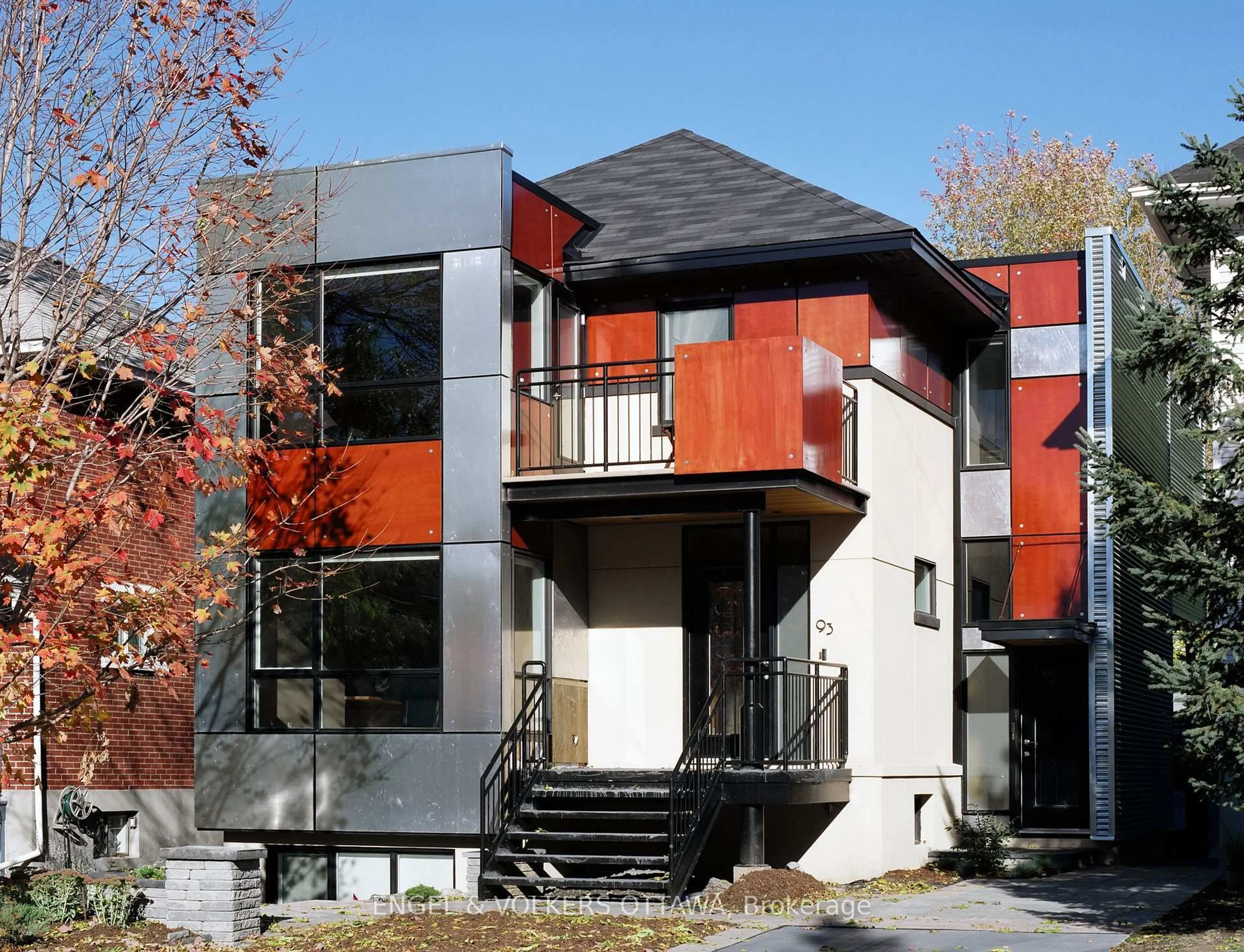 Home with brick exterior material, street for 93 Gilchrist Ave, Ottawa Ontario K1Y 0M9