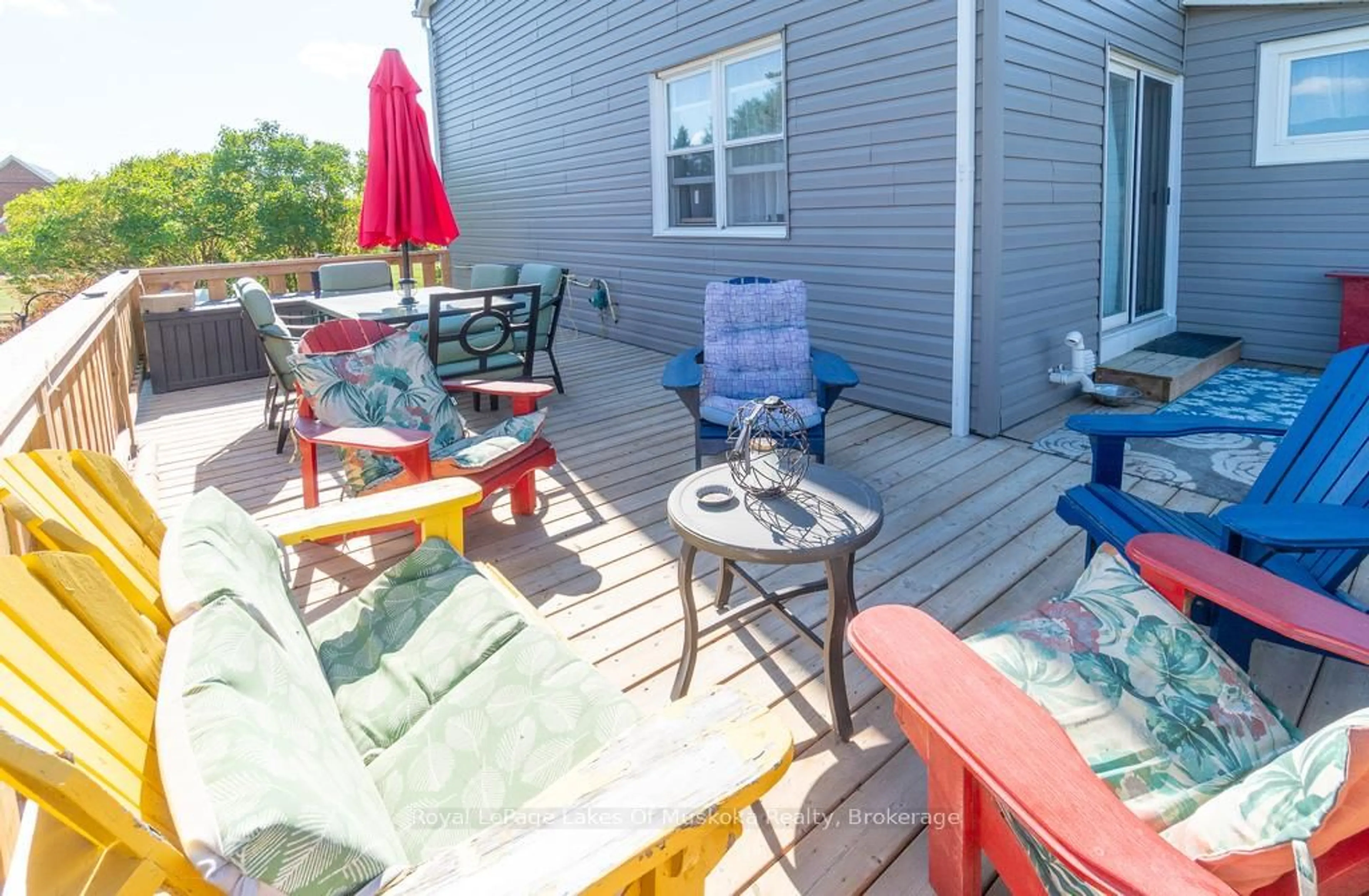 Patio, water/lake/river/ocean view for 1466 Chiswick Line, Chisholm Ontario P0H 1Z0