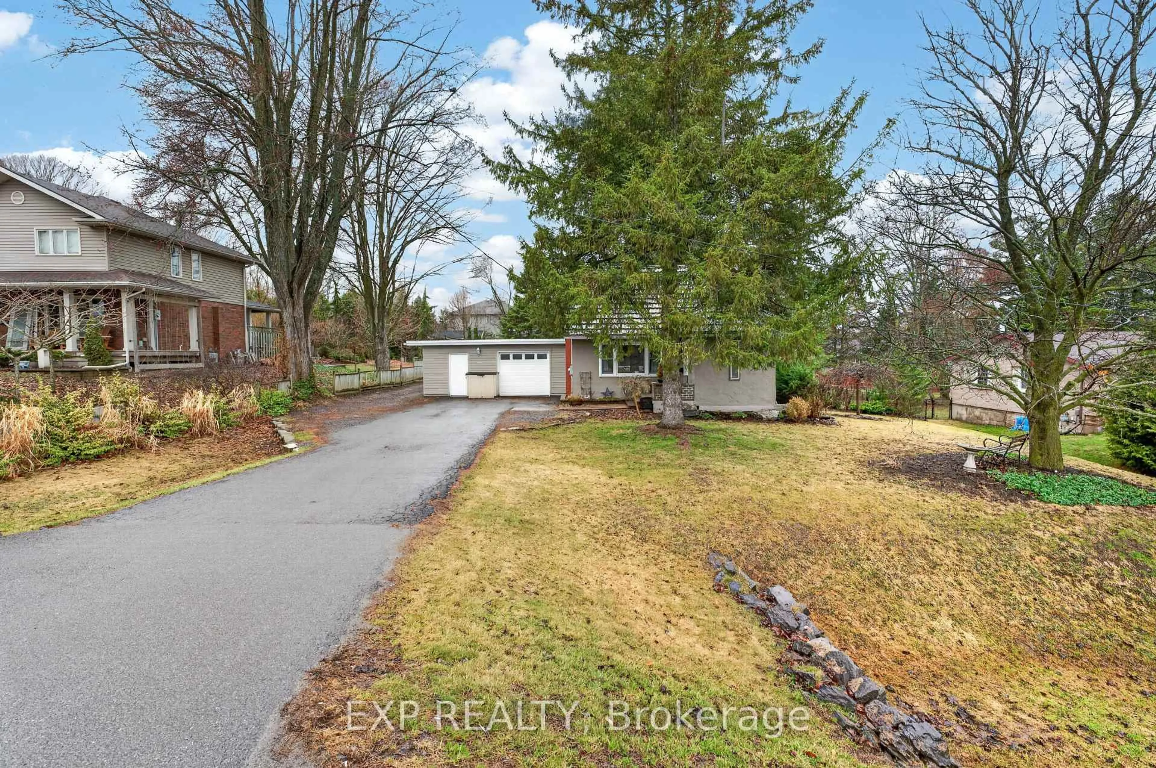 A pic from outside/outdoor area/front of a property/back of a property/a pic from drone, street for 160 County 8 Rd, Greater Napanee Ontario K7R 3C8