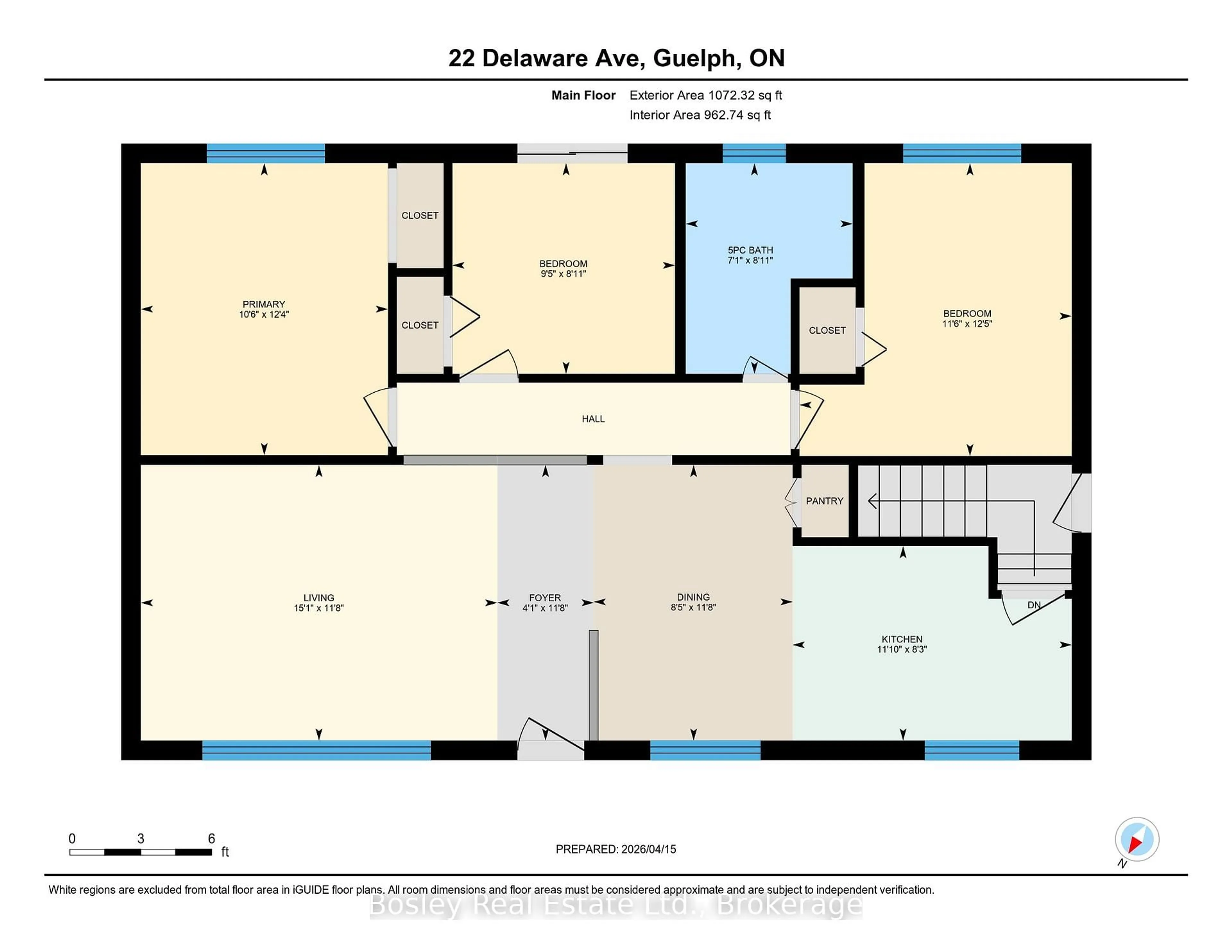 Floor plan for 22 Delaware Ave, Guelph Ontario N1E 3V4