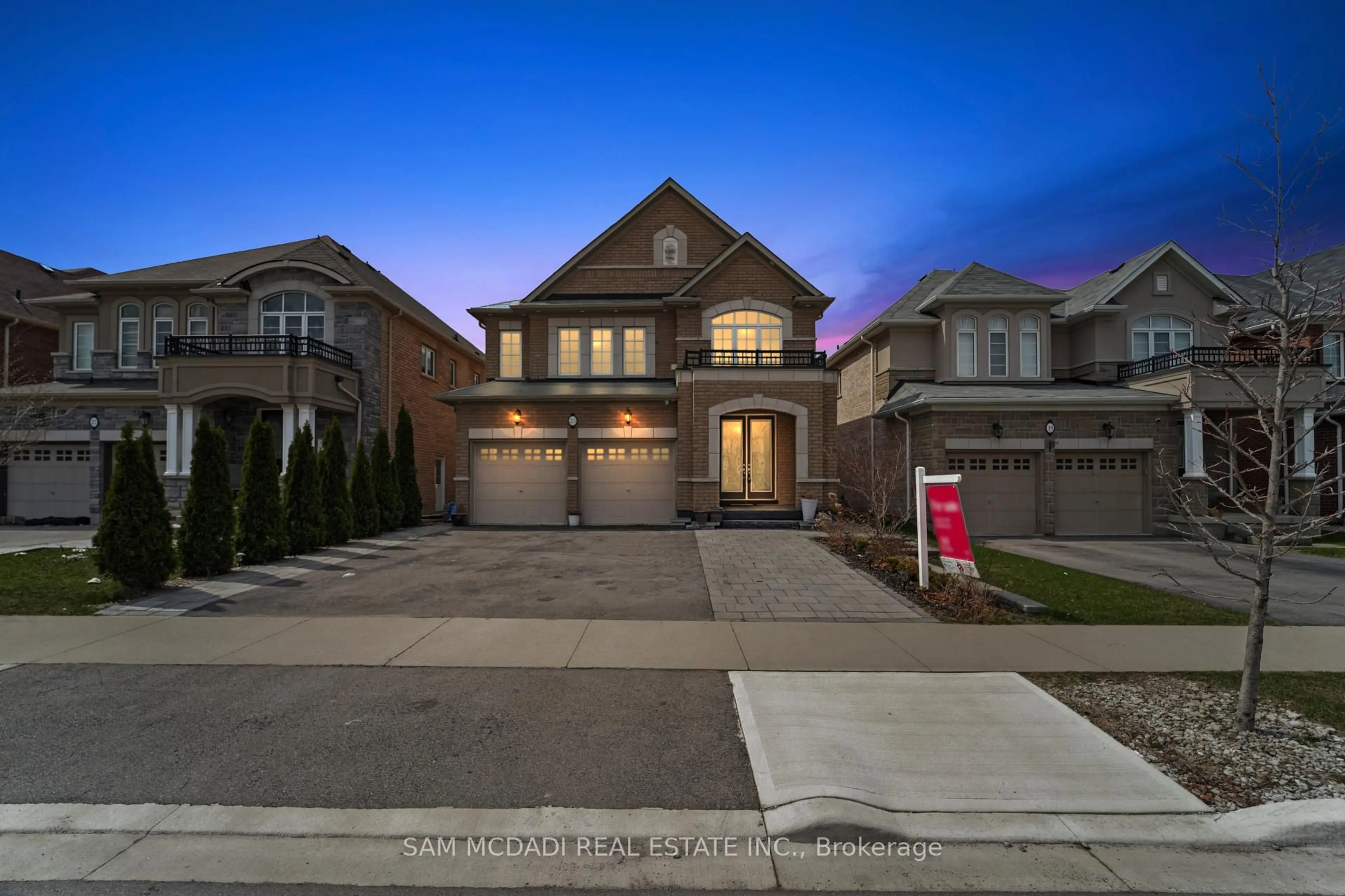 Home with brick exterior material, street for 23 Chaumont Dr, Hamilton Ontario L8J 0J9